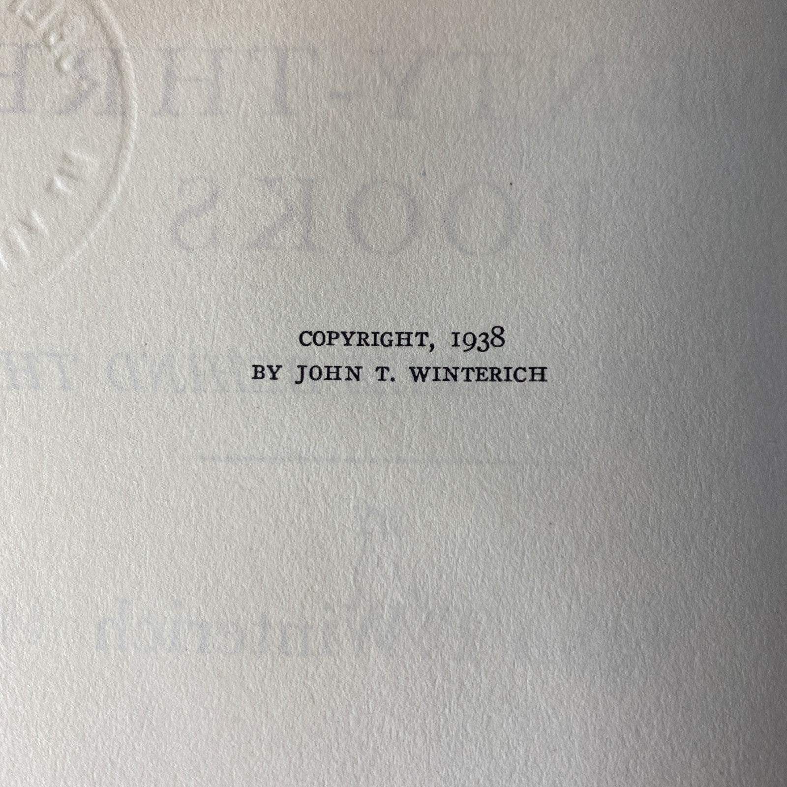 WINTERICH, JOHN TRACY (1891-1970) Twenty-Three Books and the Stories Behind Them