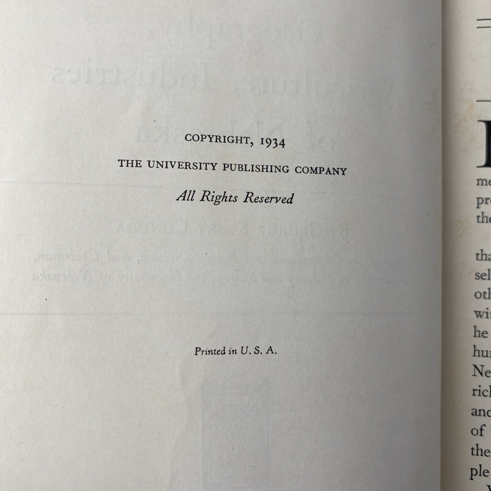 Nebraska History Book GEOGRAPHY AGRICULTURE INDUSTRIES OF NEBRASKA 1934 Antique