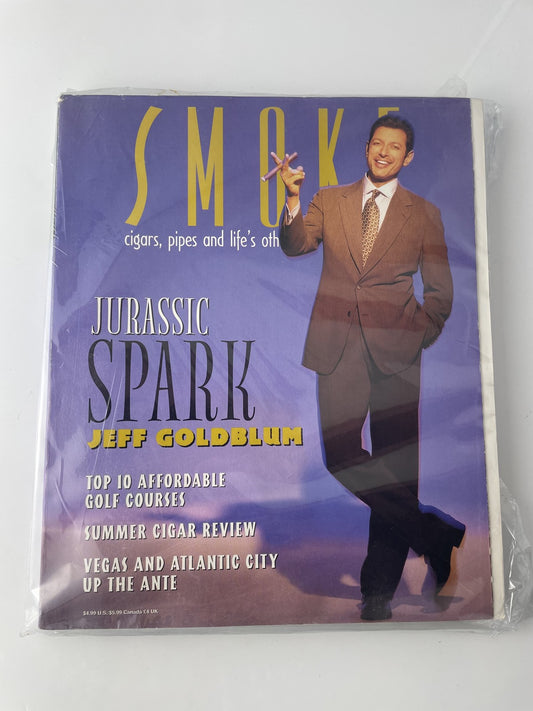 Vintage Smoke Magazine Summer 1997 Jeff Goldblum Jurassic Spark Cigars Golf Revi