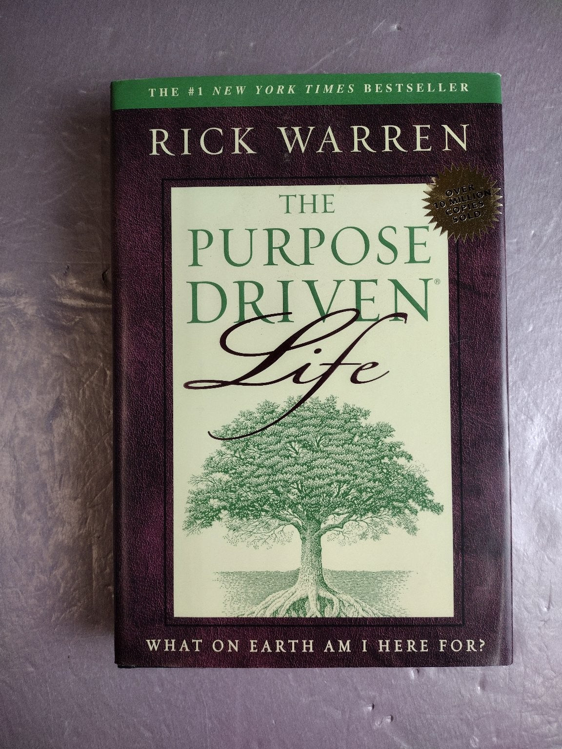 The Purpose Driven Life Rick Warren 2002 Bestseller Christian Living Zondervan