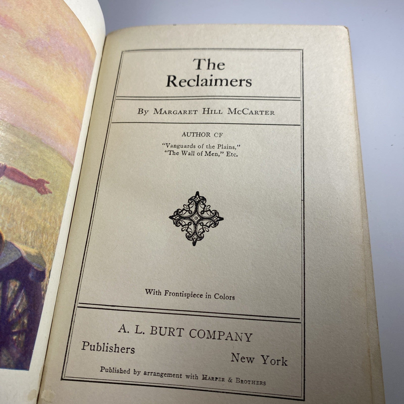 The Reclaimers by Margaret Hill McCarter First Edition 1918 Good Condition