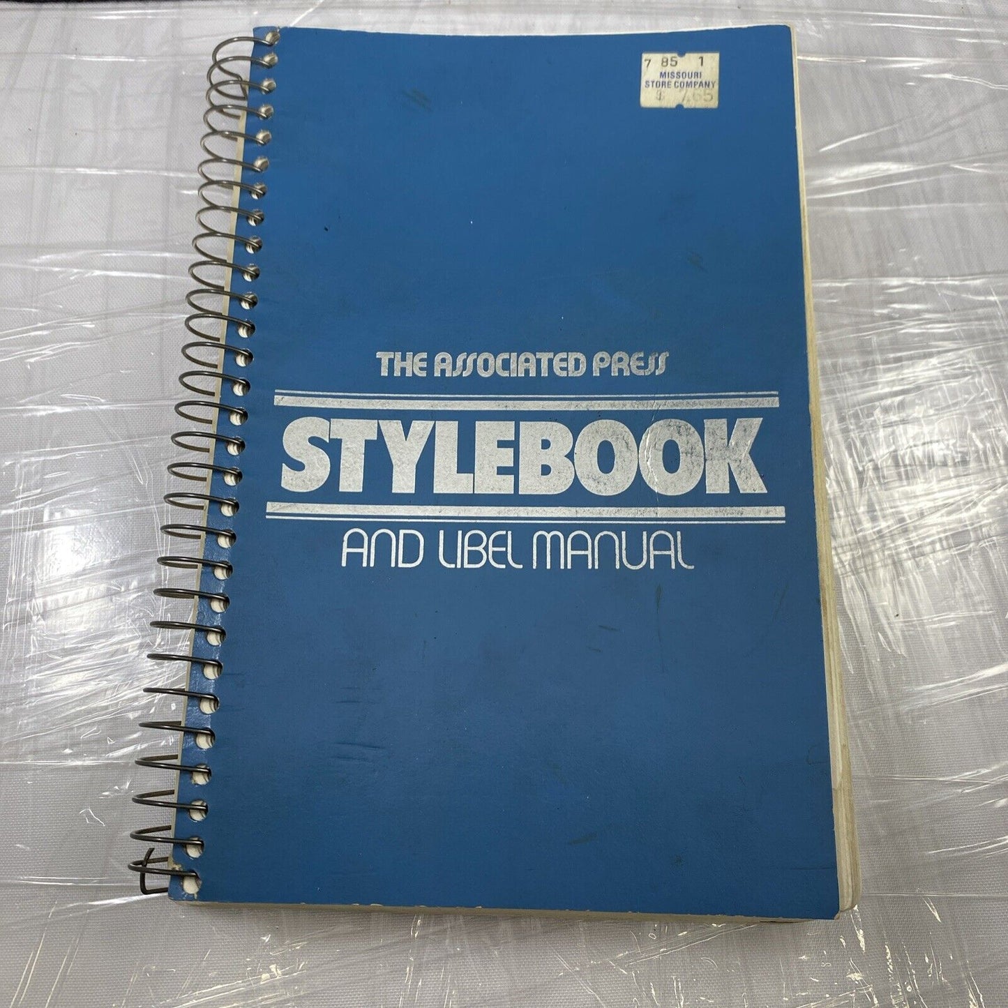 Associated Press Stylebook and Libel Manual Vintage 80s 1984 DIY Guidebook Terms