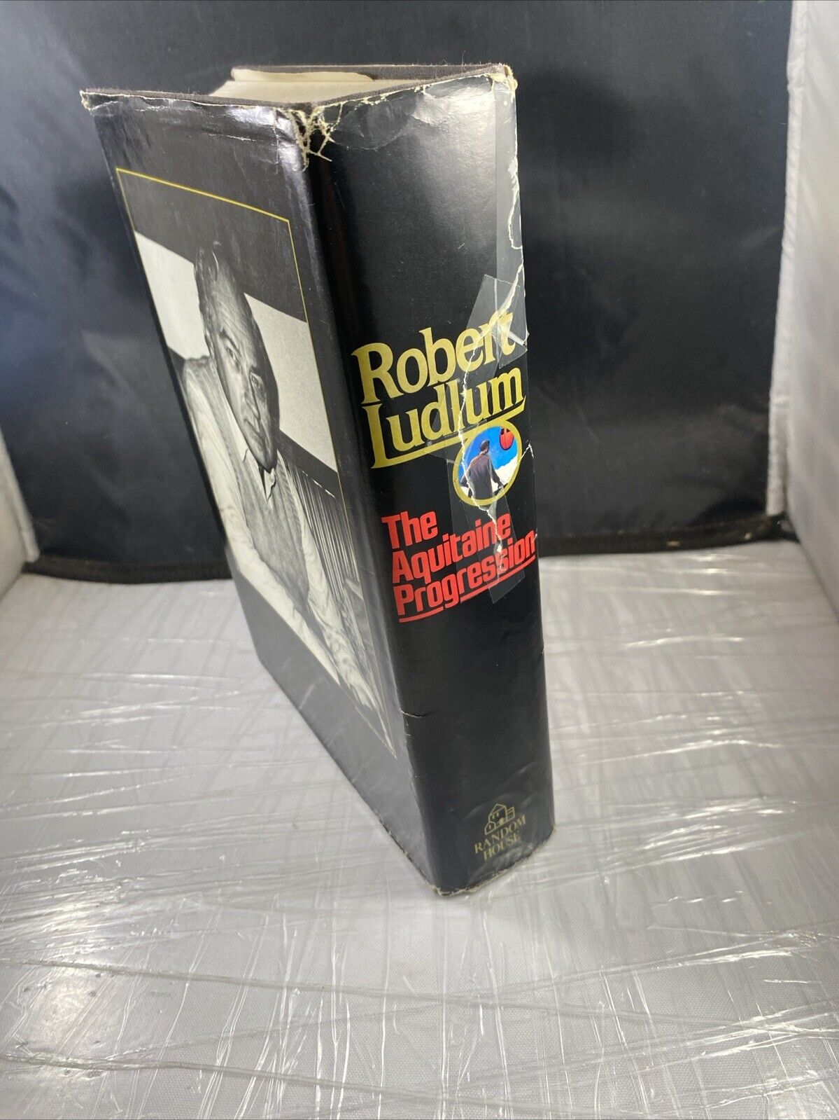 Aquitaine Progression by Robert Ludlum (1985, Hardcover) FAST SHIPPING GOOD