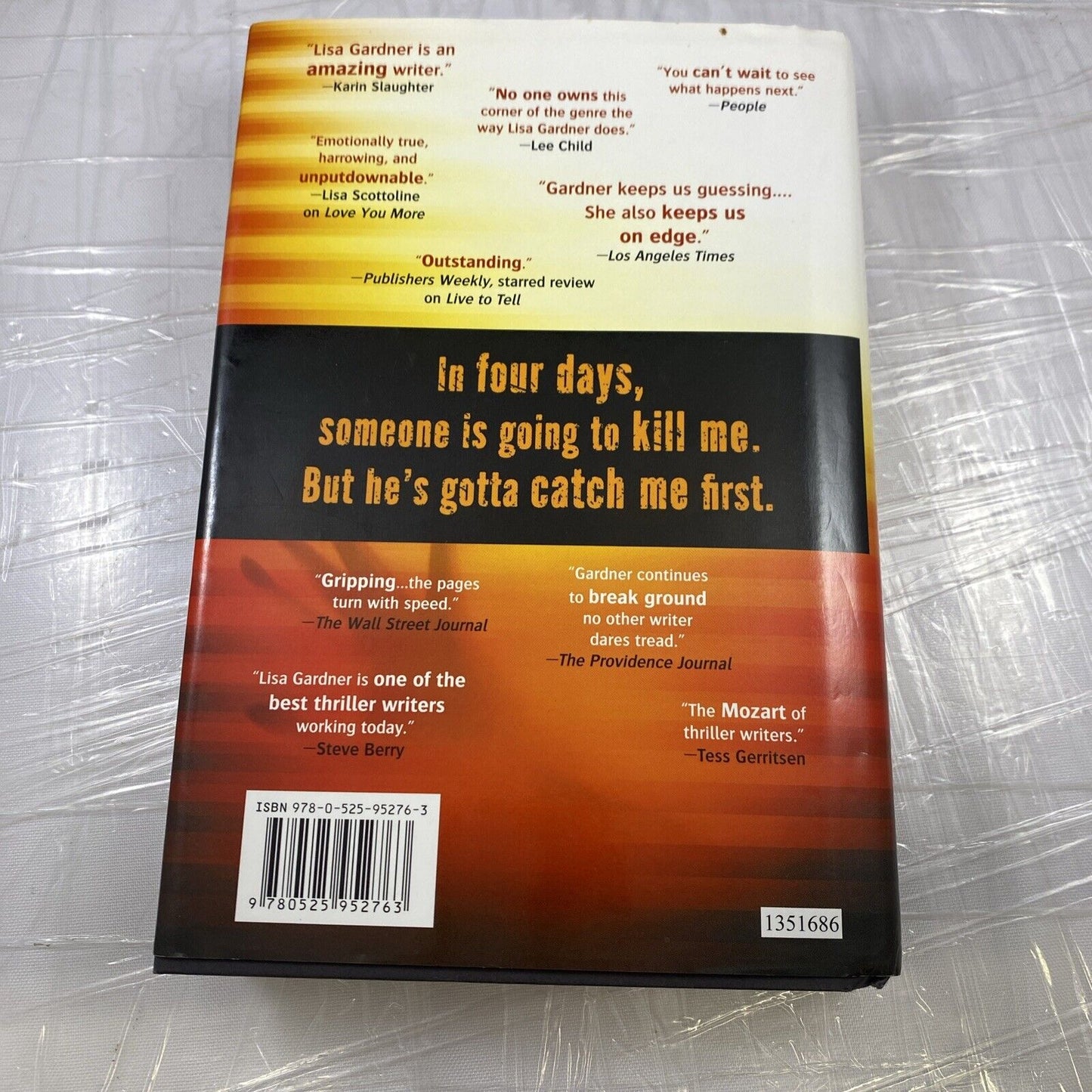Catch Me : A Novel by Lisa Gardner (2012, Hardcover) Very Good Condition Dutton