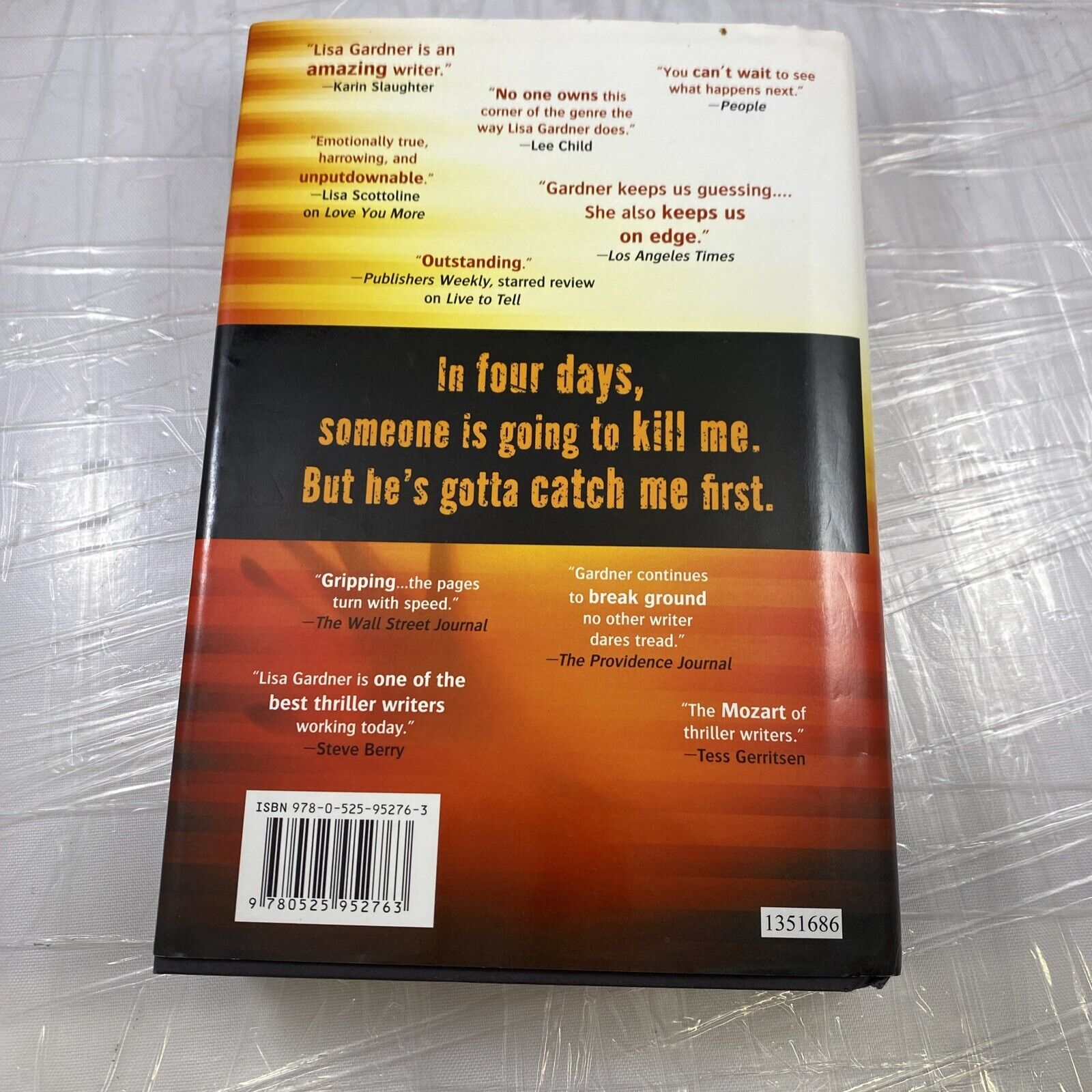 Catch Me : A Novel by Lisa Gardner (2012, Hardcover) Very Good Condition Dutton