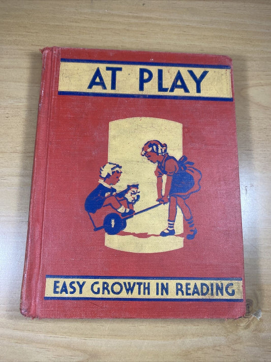 At Play Mac & Muff Easy Growth in Reading Vintage 40s Illustrated Kids Book