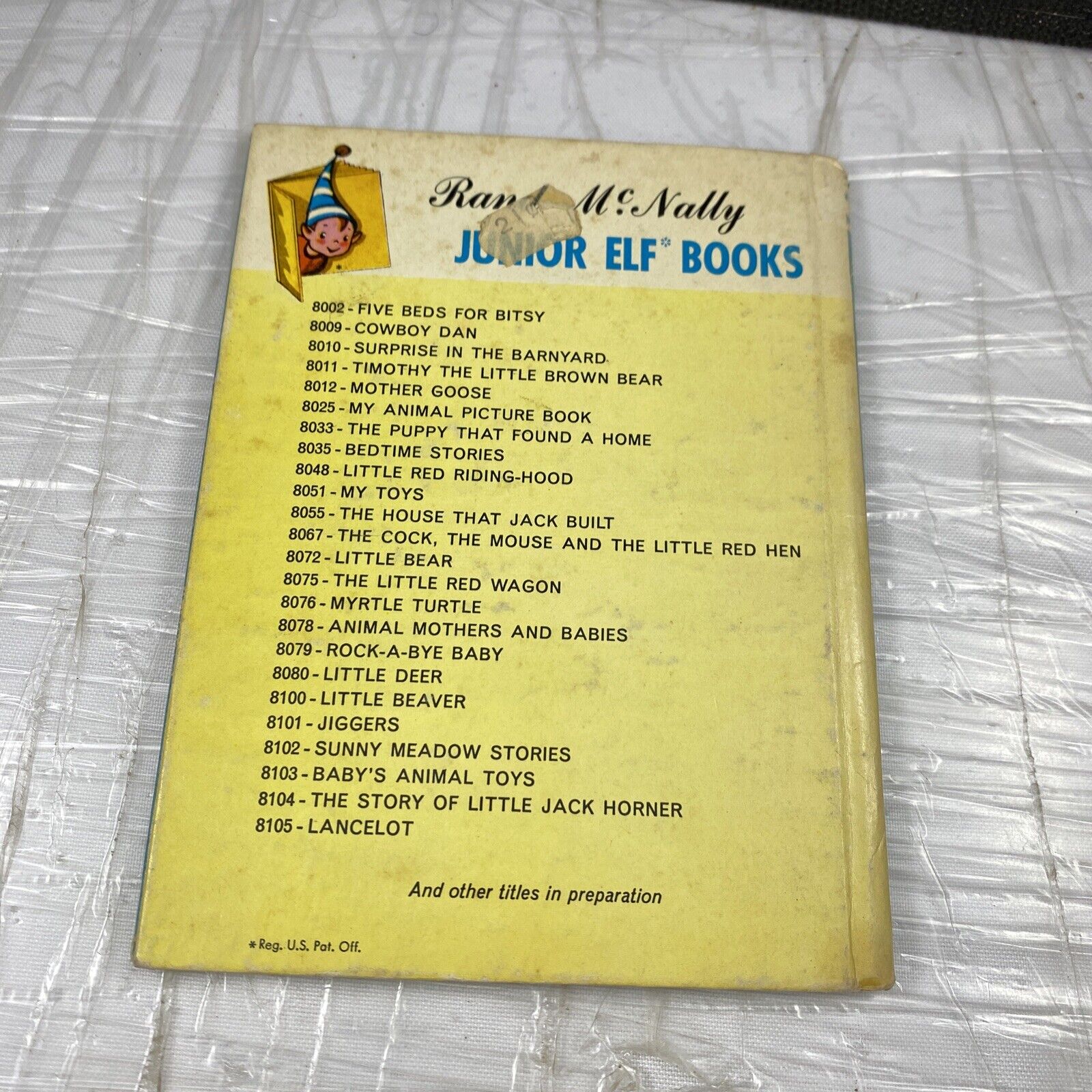 Jumping Jack: Rand McNally Junior Elf Book - 1962 Vintage Rare Kids Book 60s