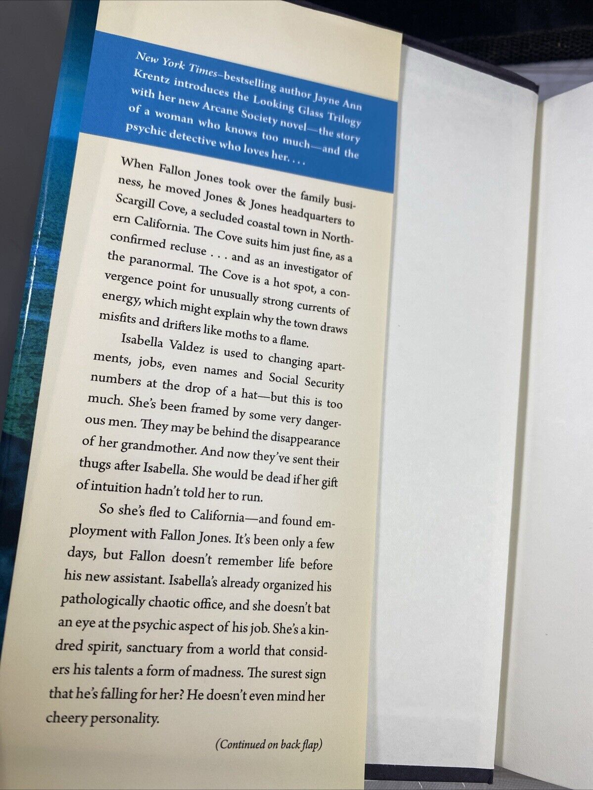 In Too Deep: An Arcane Society Novel by Jayne Ann Krentz harcover BCE