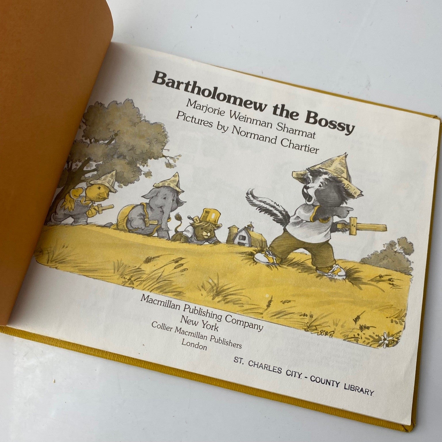 Vintage Kids book 1st print Bartholomew The Bossy Marjorie Weinman Sharmat 1984