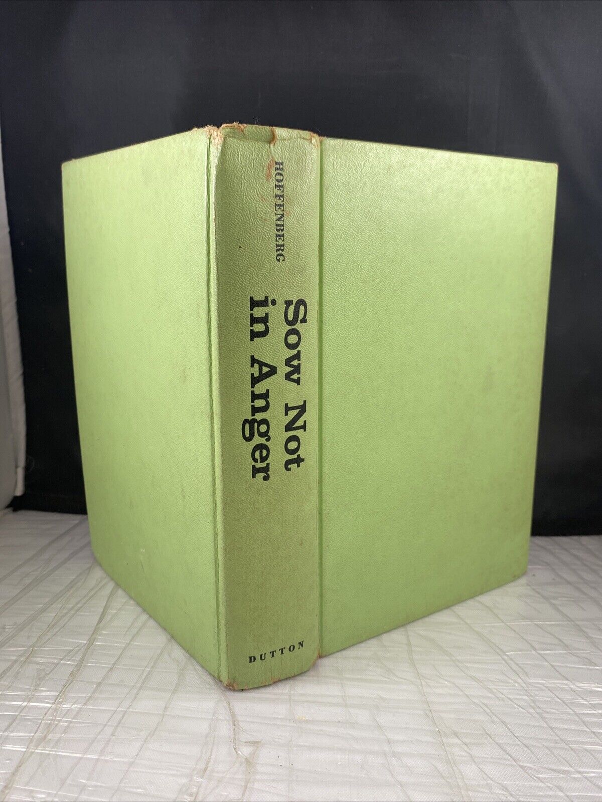 Sow Not In Anger - Jack Hoffenberg (Hardcover BCE Vintage 60s Novel Light Green