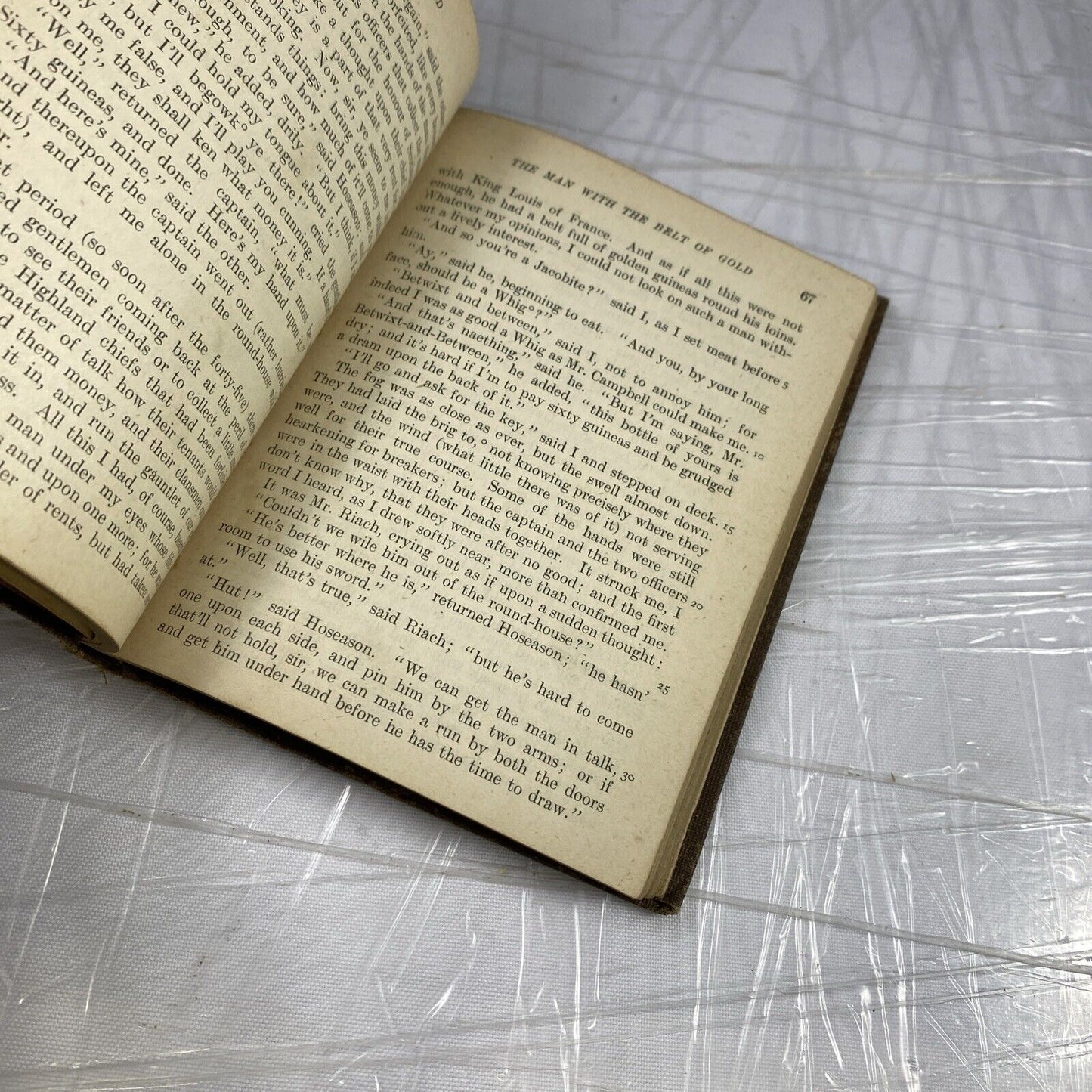 Stevenson's Kidnapped Hardcover MacMillan Pocket Classics 1900s Antique Literatu