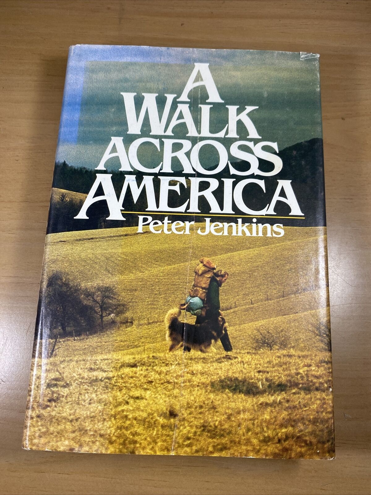 A walk across america by peter jenkins Vintage 70s Book Club Ed Nonfiction Good