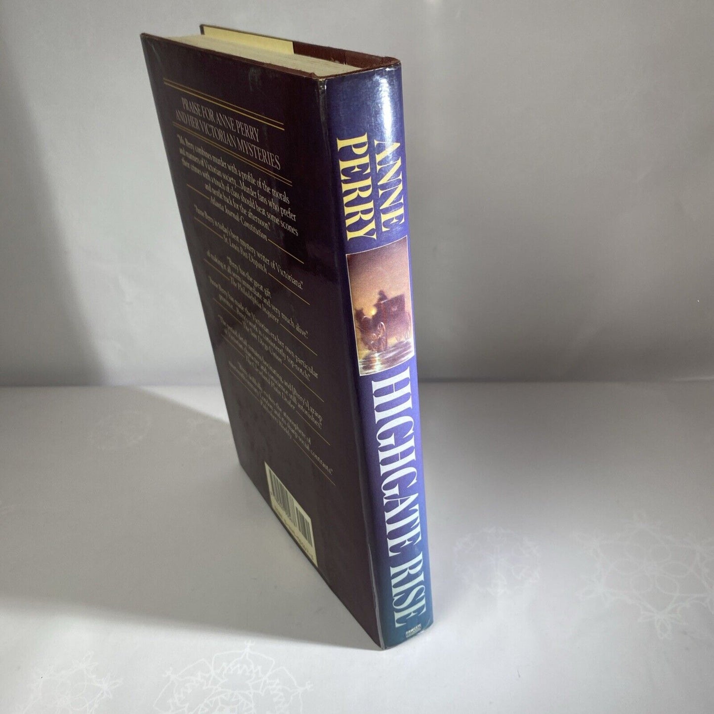 Highgate Rise by Anne Perry (1991, Hardcover) Very Good Victorian Mystery