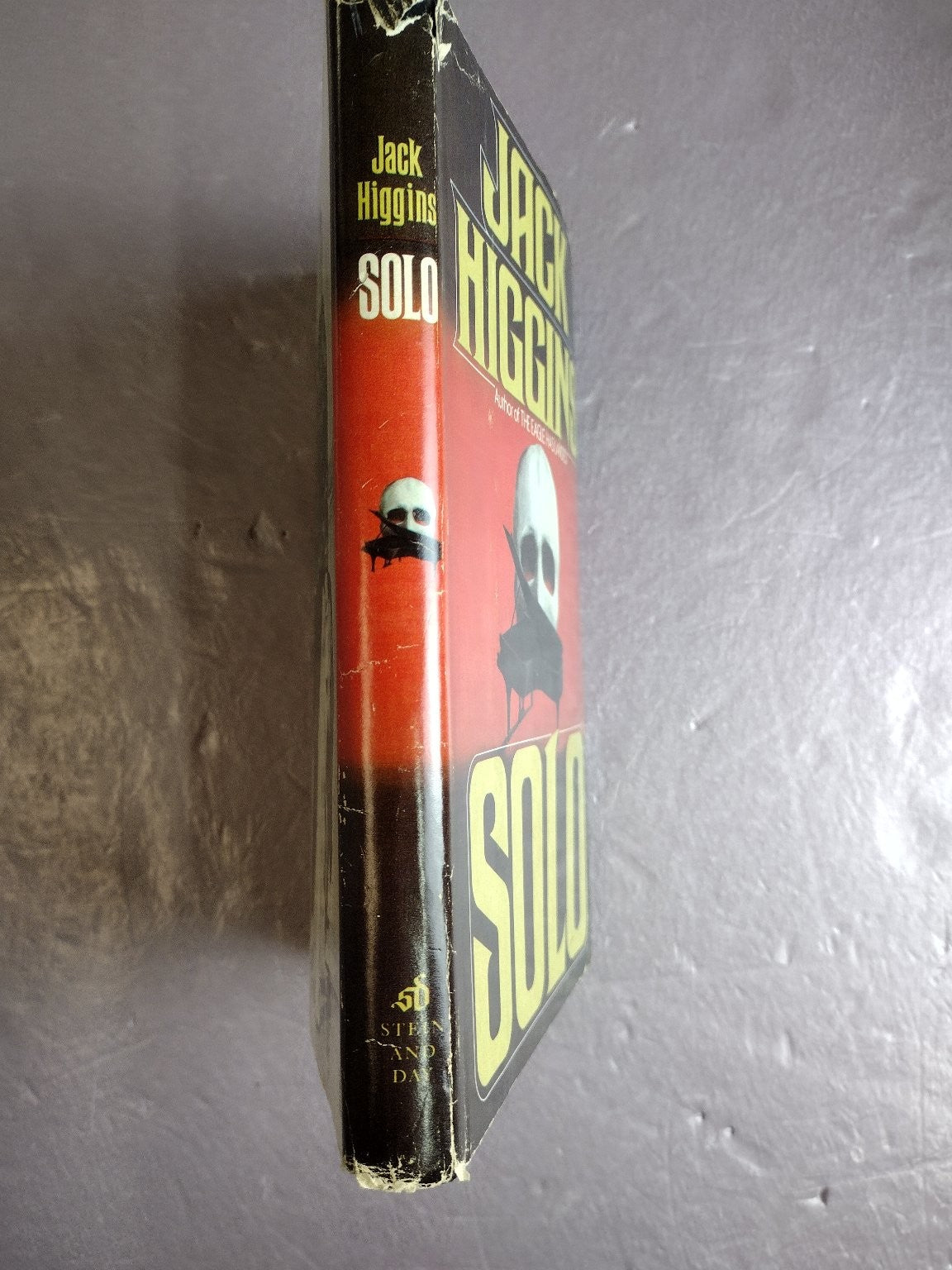 Solo Jack Higgins 1980 Thriller Espionage Stein and Day Hardcover
