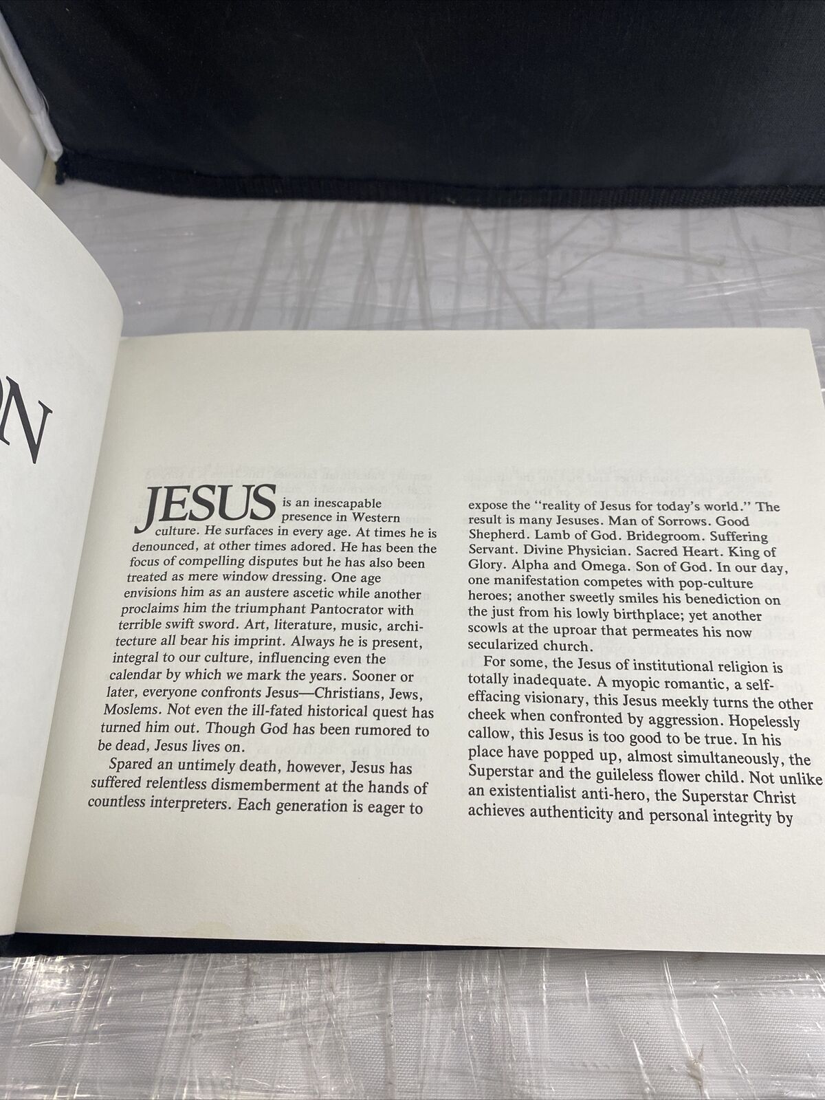 The Jesus Book Hardcover Michael F. McCauley Vintage Christian Art Book