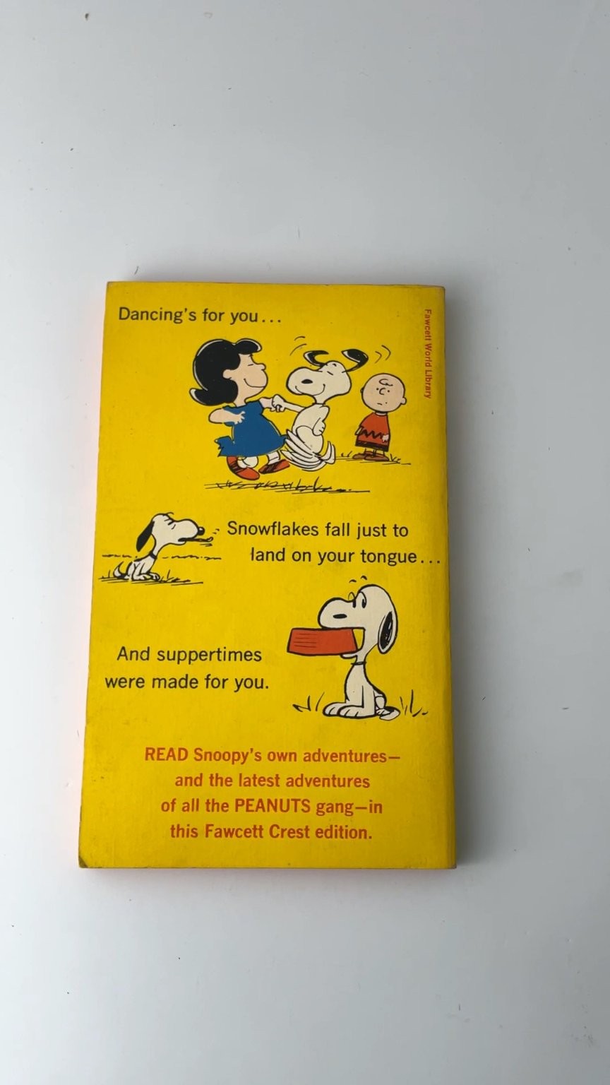 It's for You Snoopy by Charles M. Schulz 1971 Illustrated Fawcett Crest