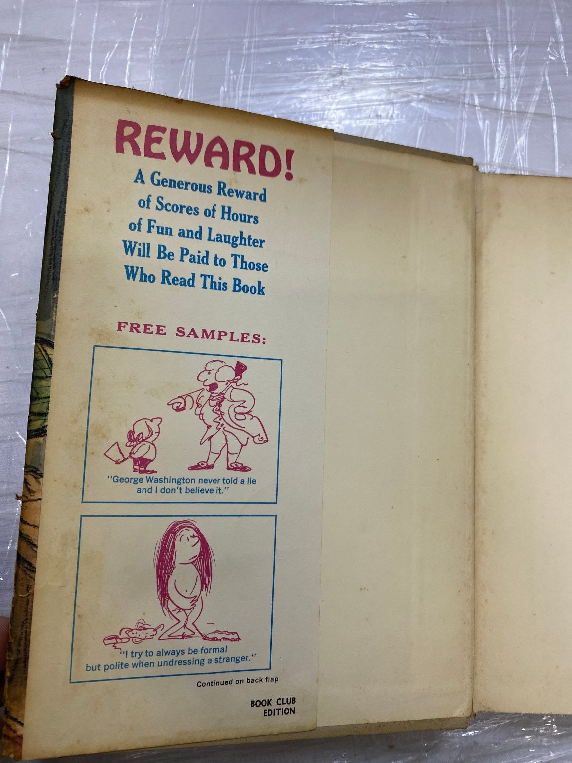 Kids Sure Rite Funny Art Linkletter 1962 Book Club Edition Humor