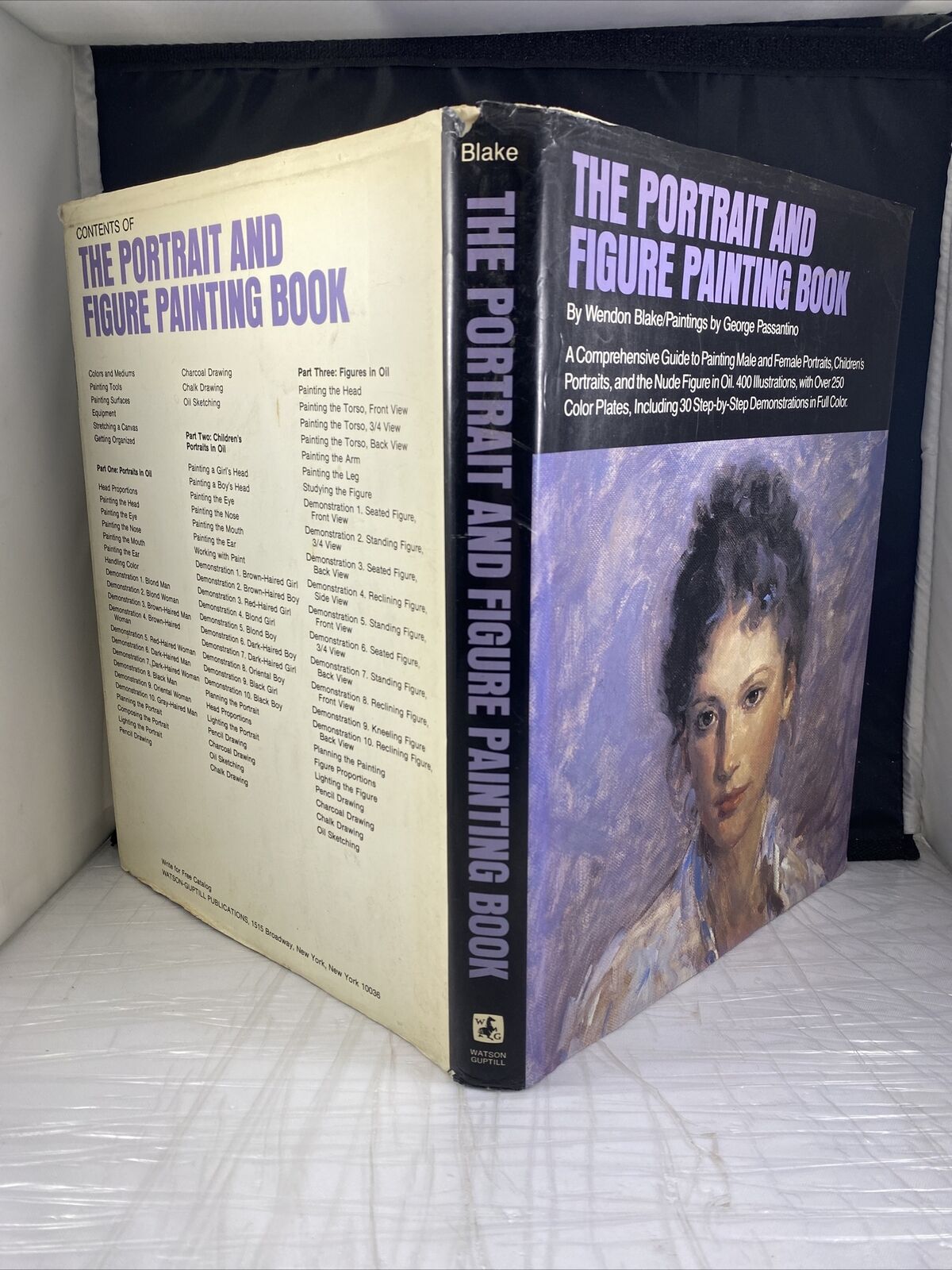 The Portrait and Figure Painting Book Hardcover Wendon Blake Vintage Art Book