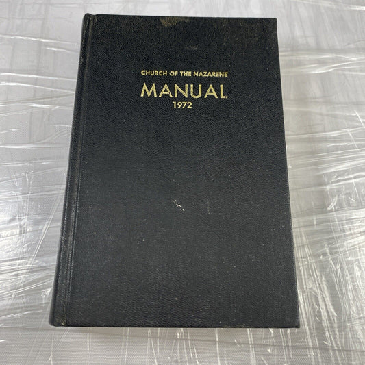 Vintage 1972 CHURCH of the NAZARENE MANUAL History Government Ritual Constitutio