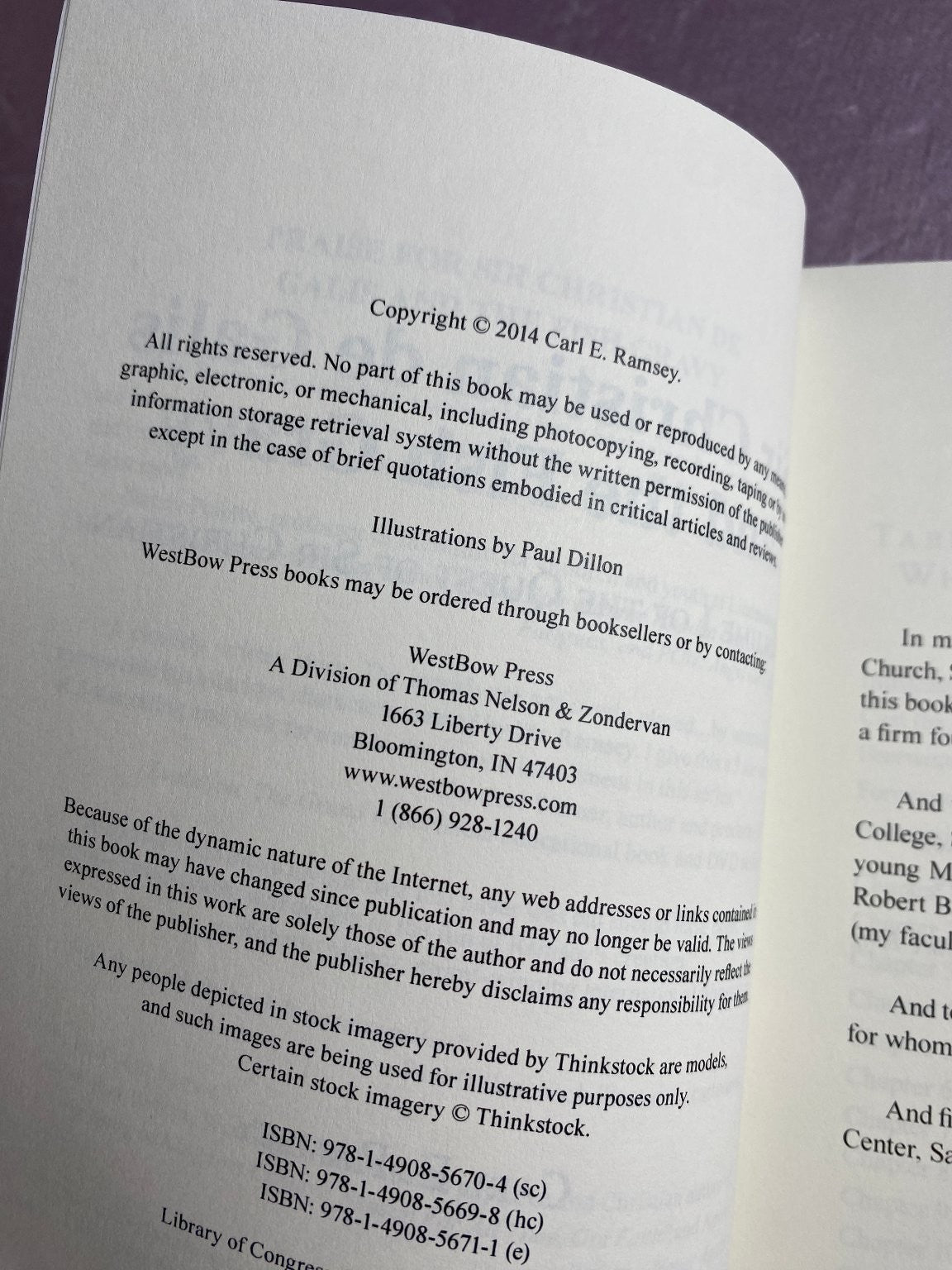 Sir Christian de Galis & Fish Gravy Ramsey 2014 Signed Humorous Fiction WestBow