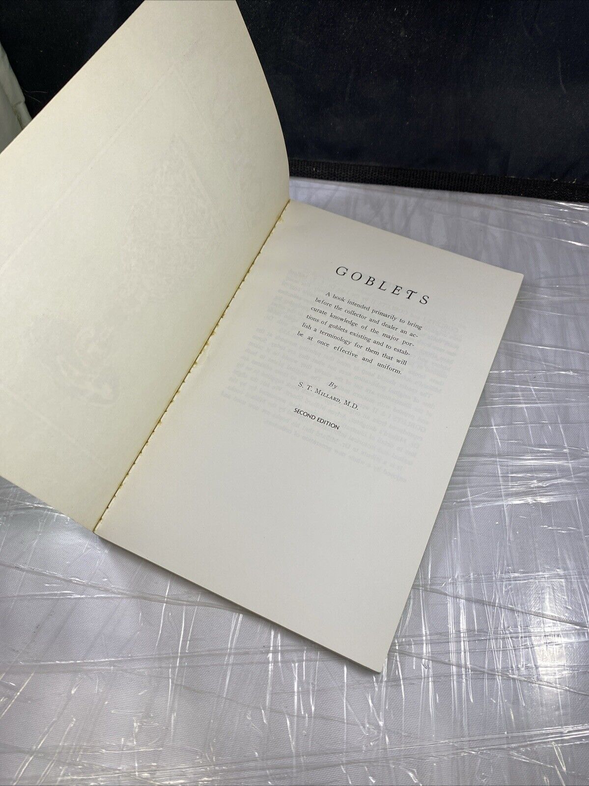 Goblets 1 - S.T. Millard (SC,1975, 2nd Ed) Antique Vintage Glass Collecting Book