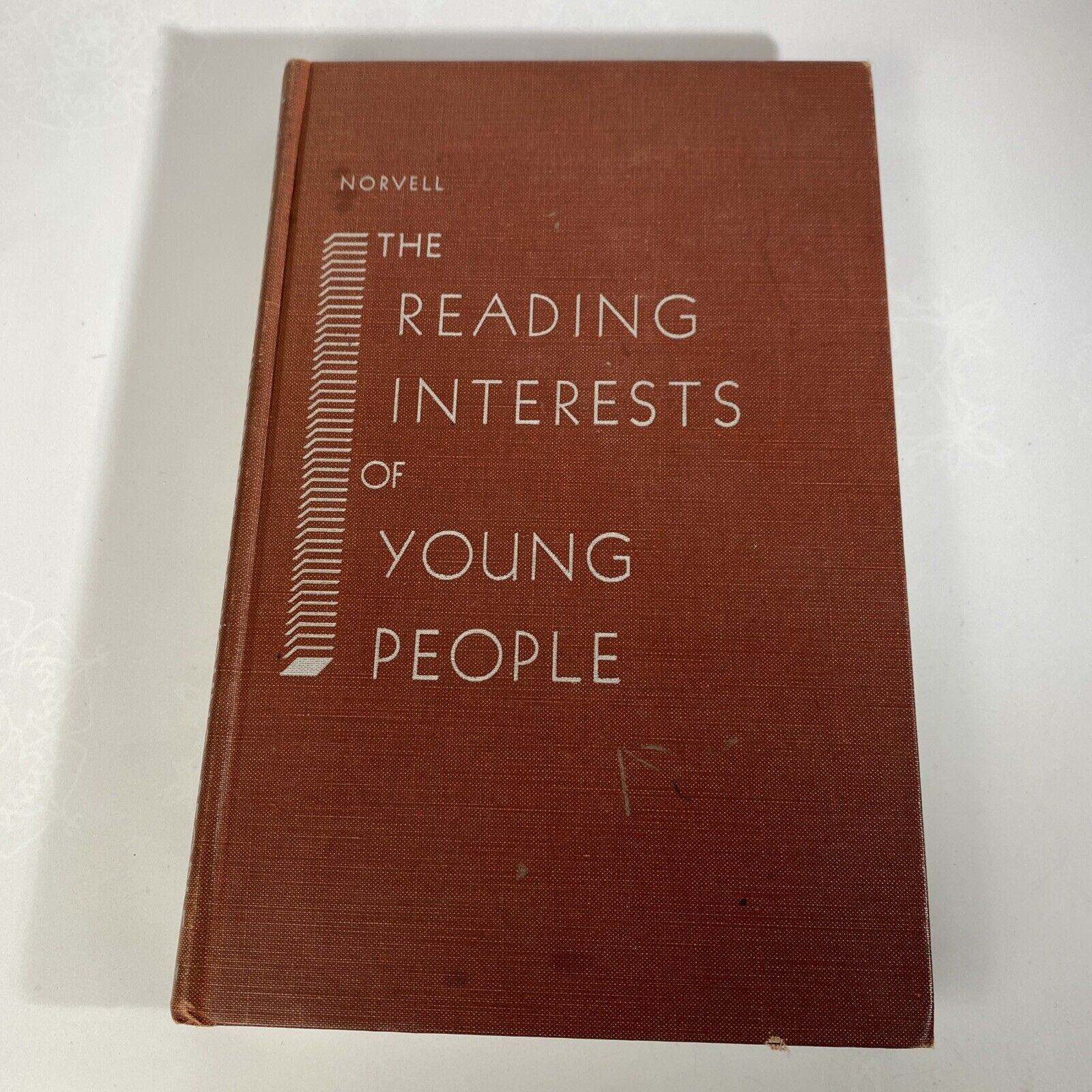 The Reading Interests Of Young People by George Norvell 1950 HC Vintage Textbook
