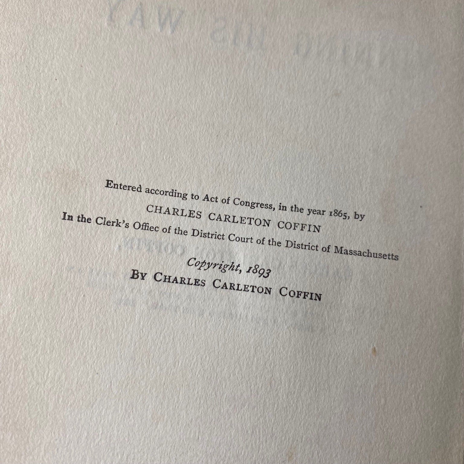 Winning His Way Charles Carleton Coffin 1893 Vintage Civil War History