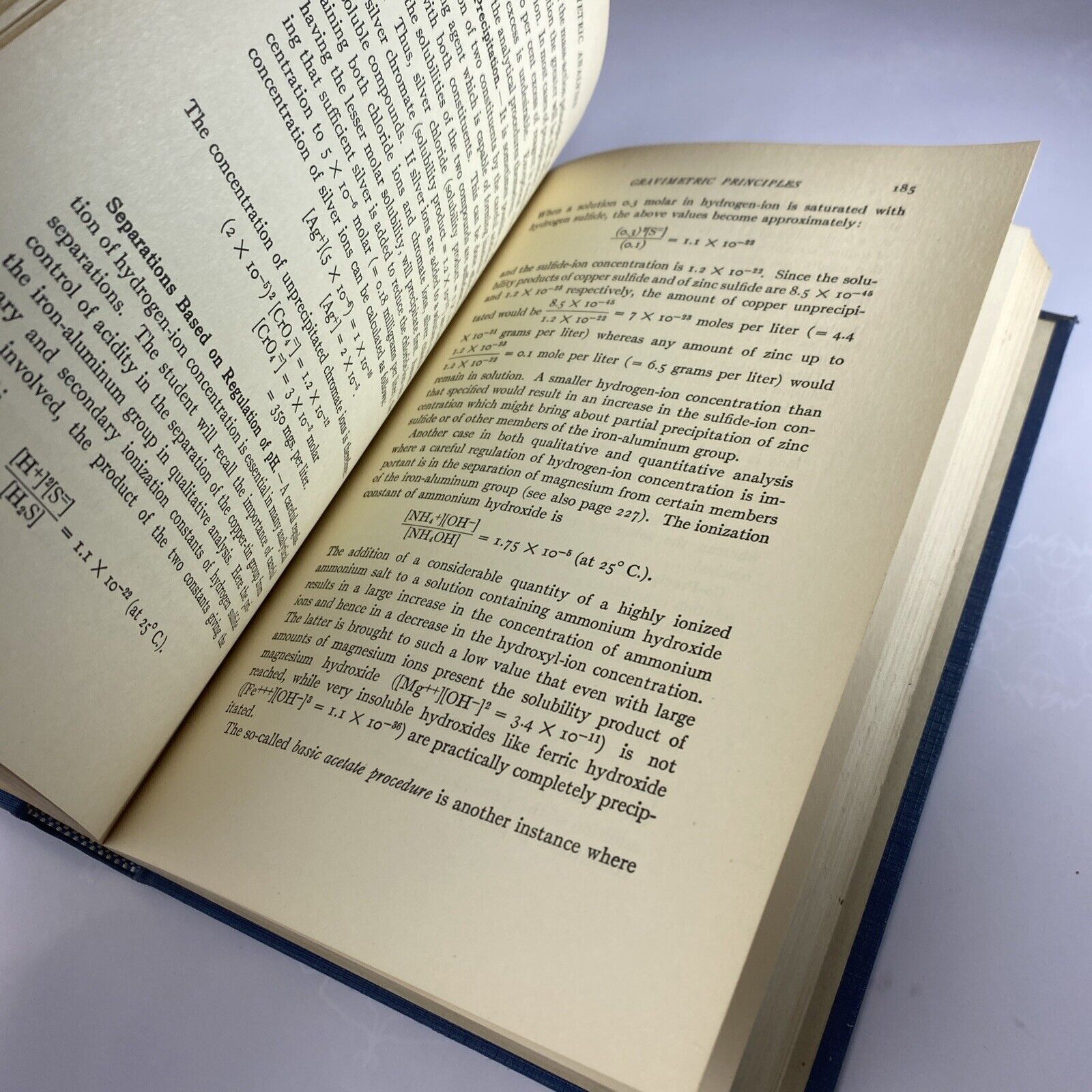 Talbot's Quantitative Chemical Analysis by Leicester F. Hamilton 1930s Textbook