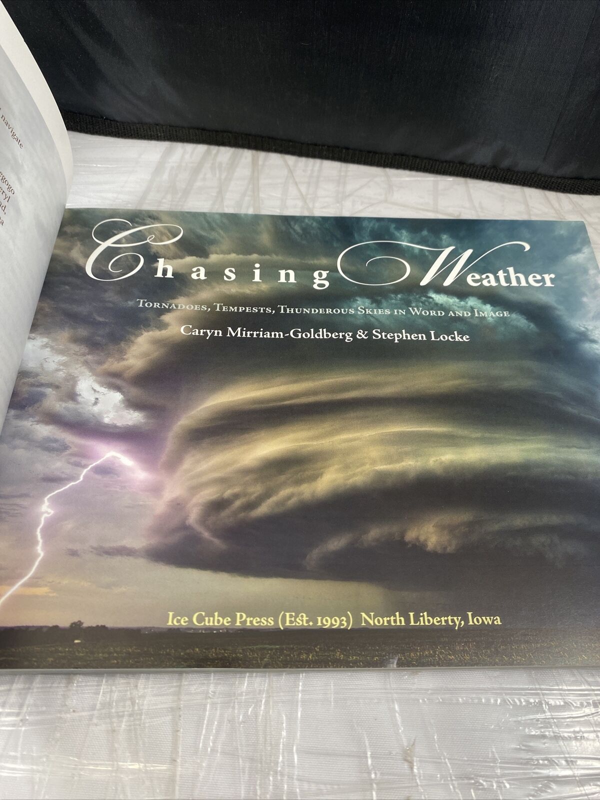 Chasing Weather Tornadoes, Storm Chasing Picture Book SIGNED Caryn Stephen Locke