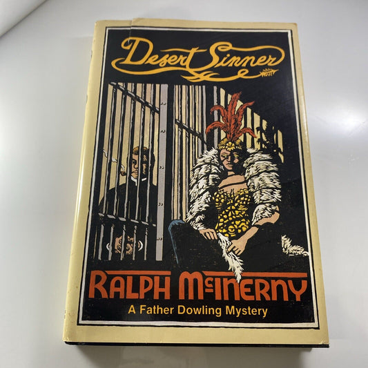 Desert Sinner by Ralph McInerny (1992, Hardcover) Very Good Vintage Book