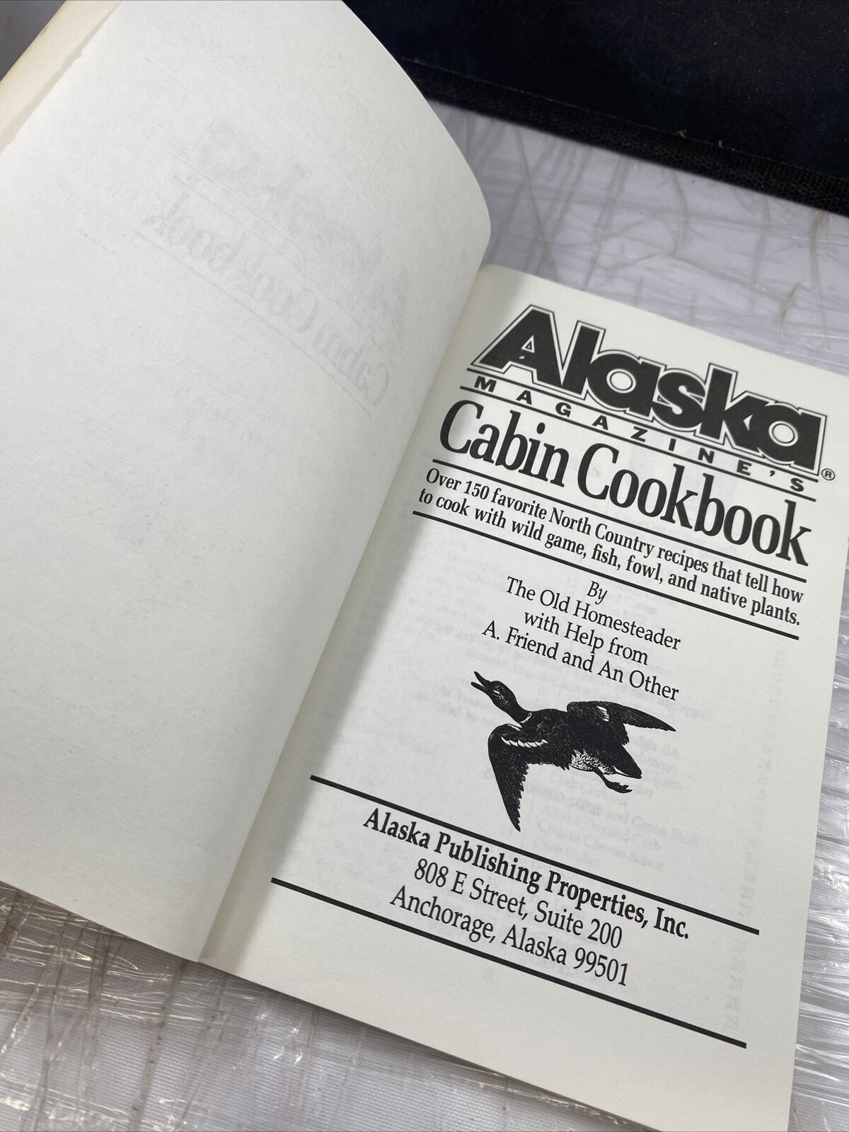 Alaska Magazine Cabin Cookbook Over 130 North Country recipes Wild Game Vintage