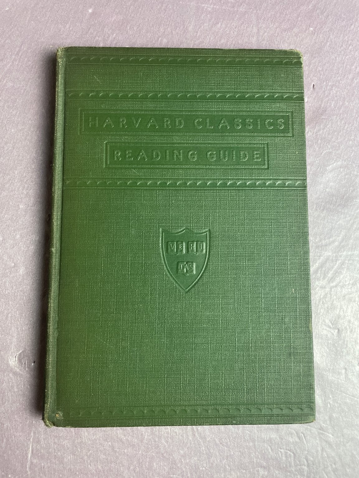 Harvard Classics Reading Guide P. F. Collier & Son 1930 Vintage Hardcover Book