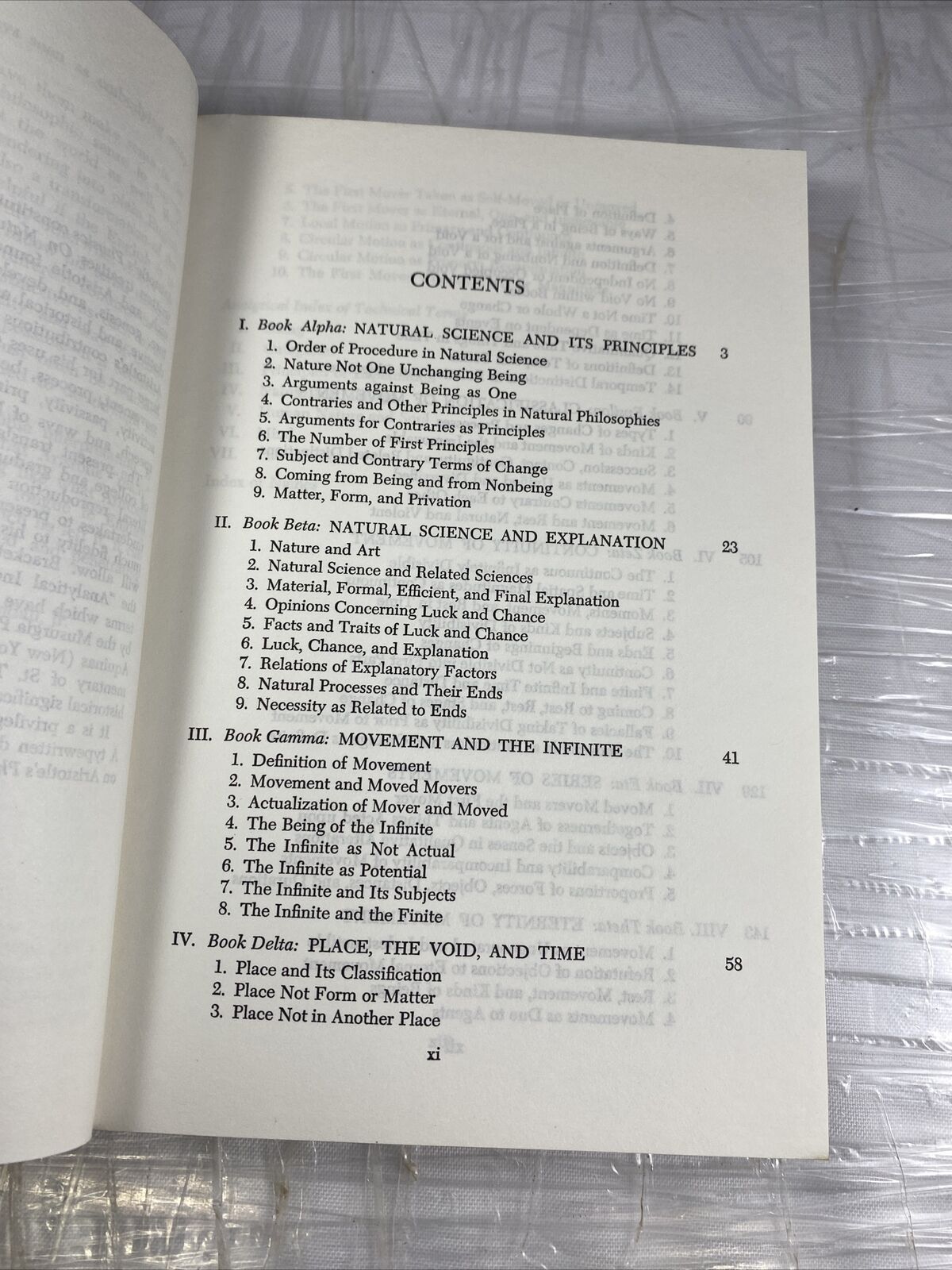 Aristotle's Physics Paperback Aristotle Vintage 70s Paperback Bison Book