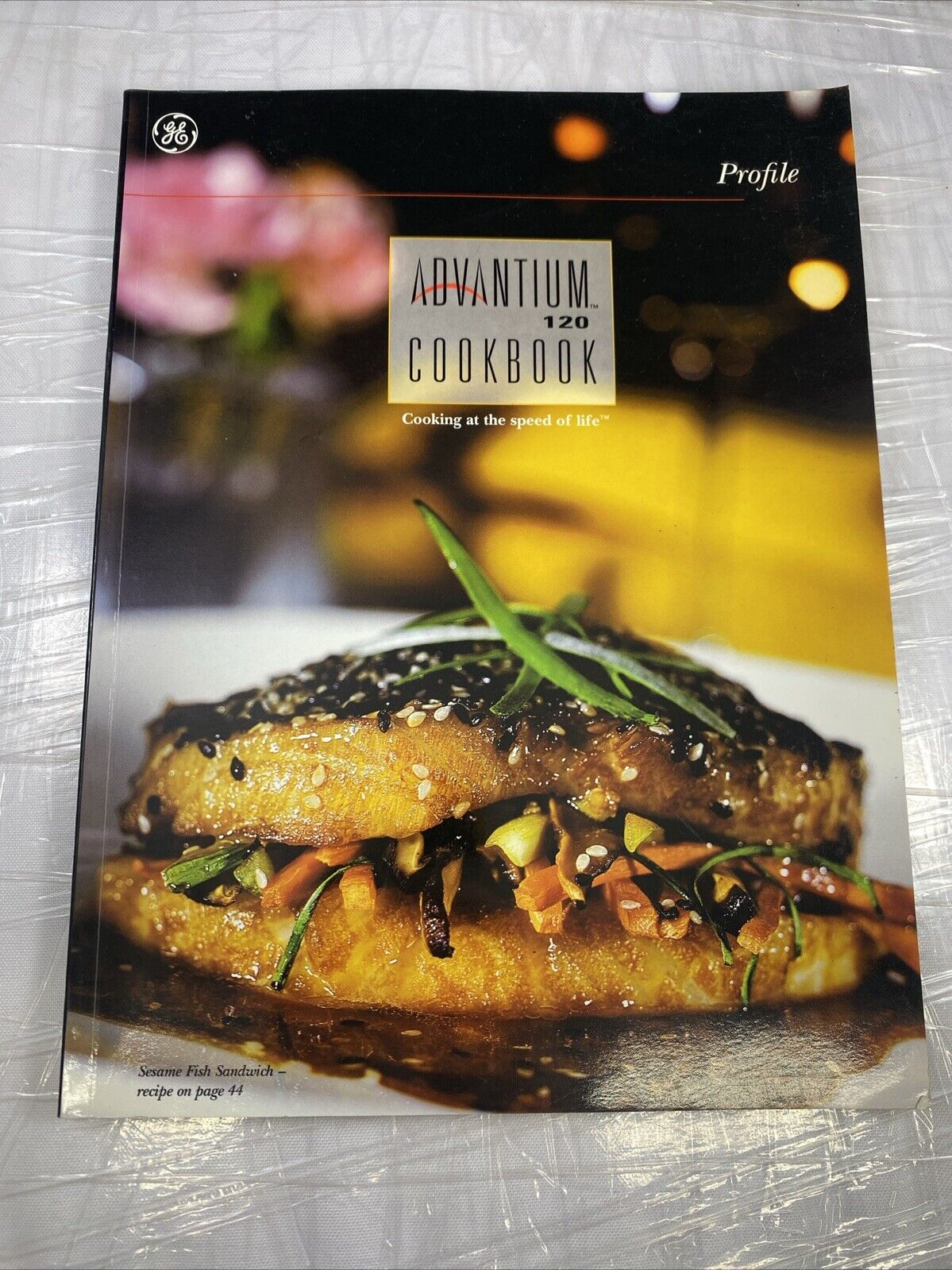 Advantium 120 Cookbook (Profile) Vintage Paperback GE Recipe Book