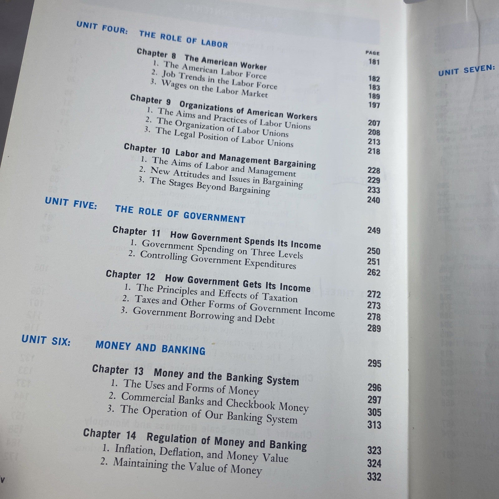 50s 60s Textbook OUR AMERICAN ECONOMY Lindholm and Driscoll Hardcover Book