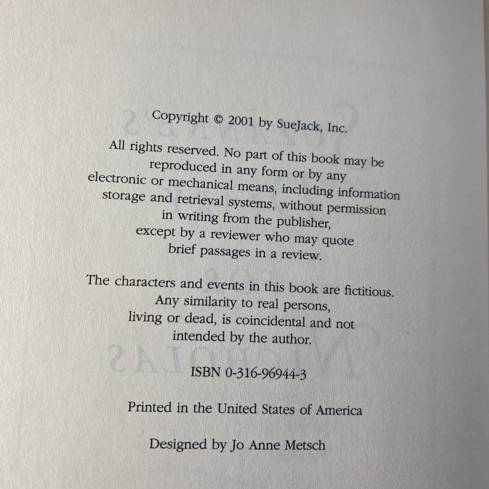 SUZANNE'S DIARY FOR NICHOLAS: Suspense, Love, Family Hardcover Book Club Edition