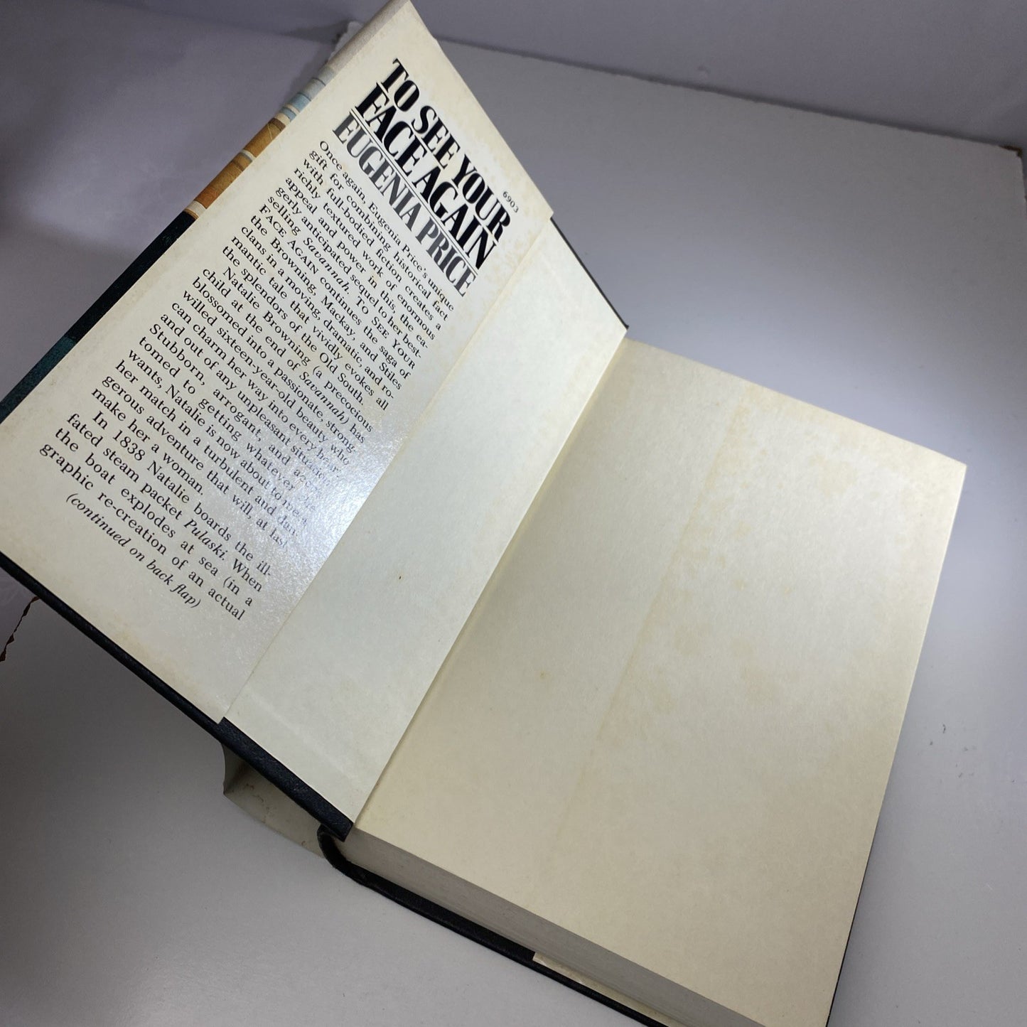 To See Your Face Again - Eugenia Price 1985- 1st Edition 1st Printing