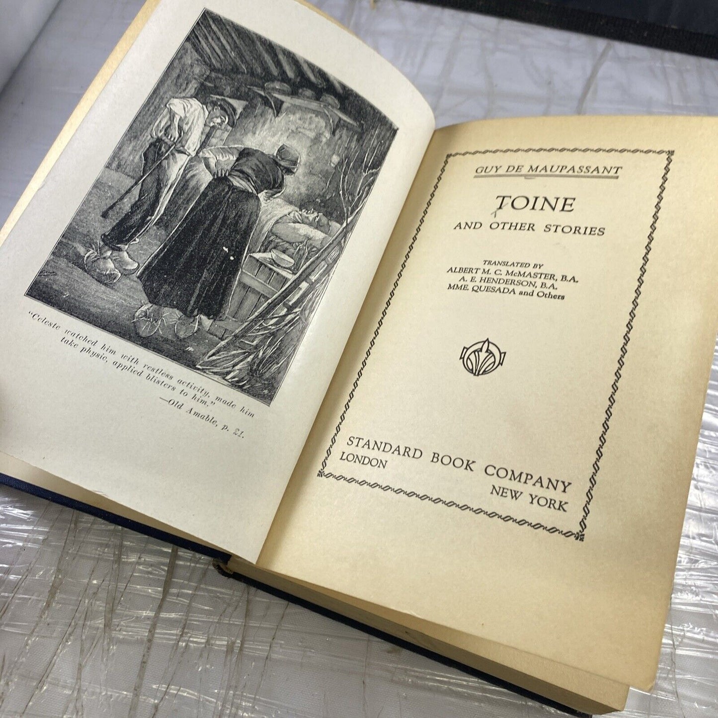 The Works of Guy de Maupassant 3 Volume Set Standard Book Vintage Literature