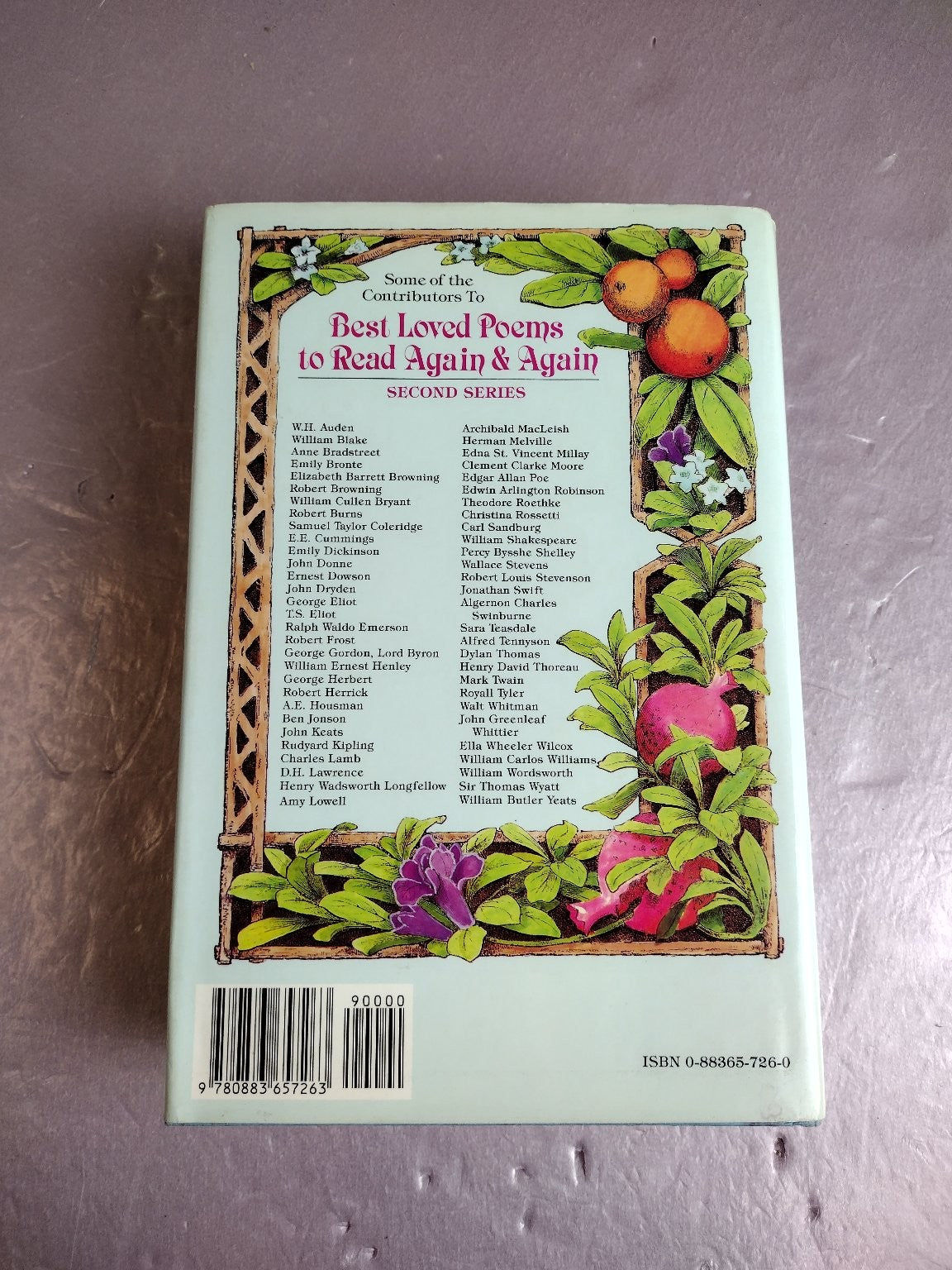 Best Loved Poems To Read Again & Again Second Series Mary Sanford Laurence