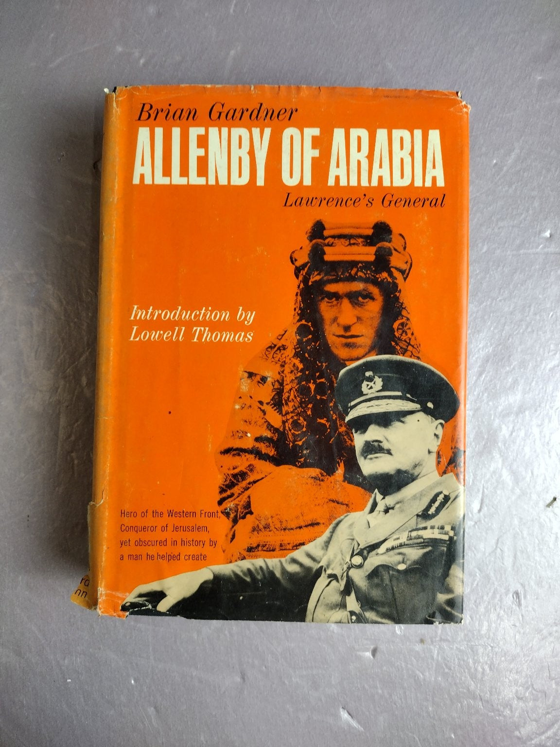 Allenby of Arabia Brian Gardner 1965 Biography Military History Coward-McCann