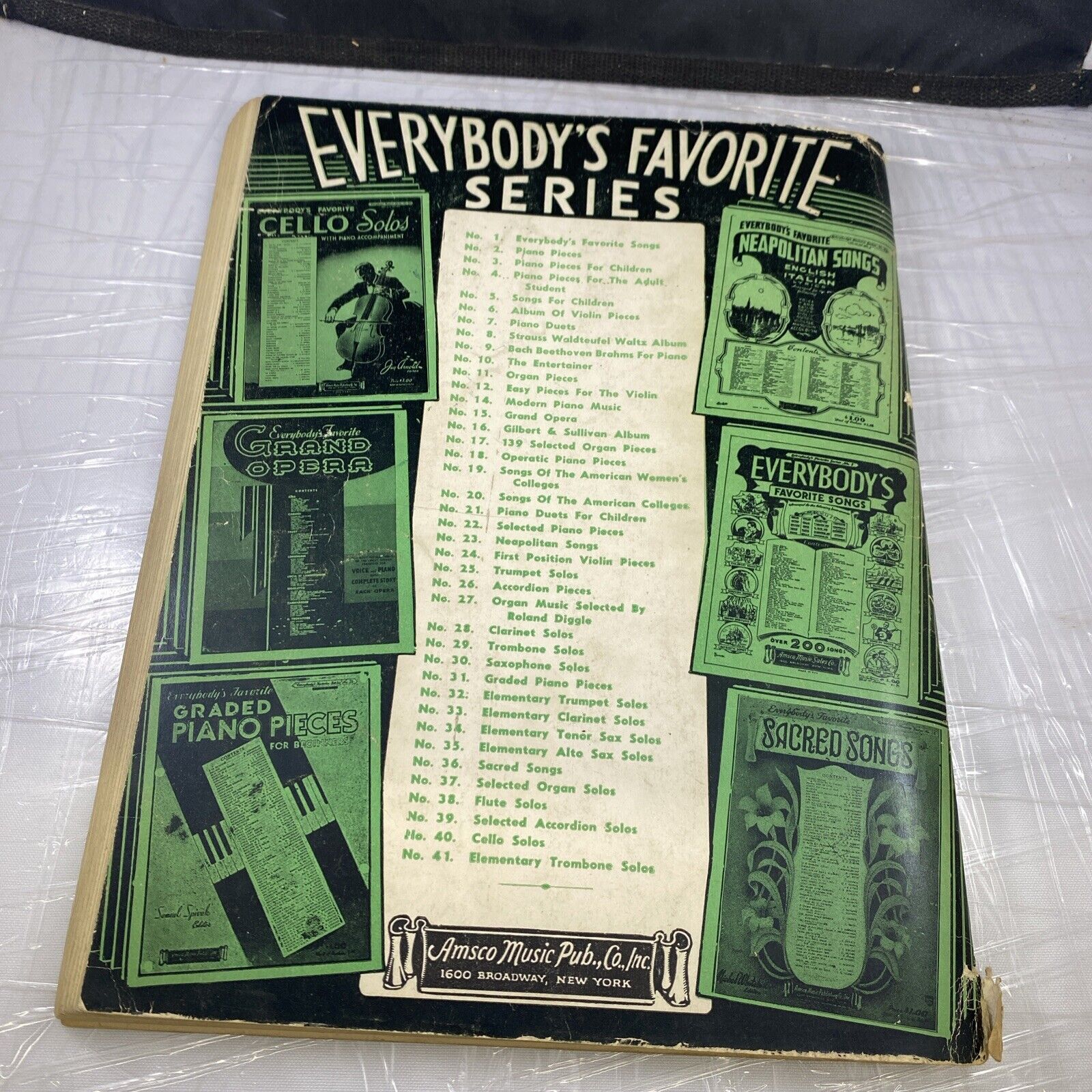 EVERYBODY'S FAVORITE GILBERT AND SULLIVAN ALBUM 1938 MUSIC SHEET Songbook
