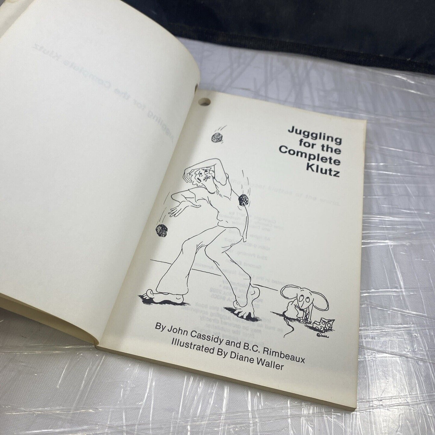 Juggling For The Complete Klutz Softcover Book No Beanbags Vintage DIY Guidebook