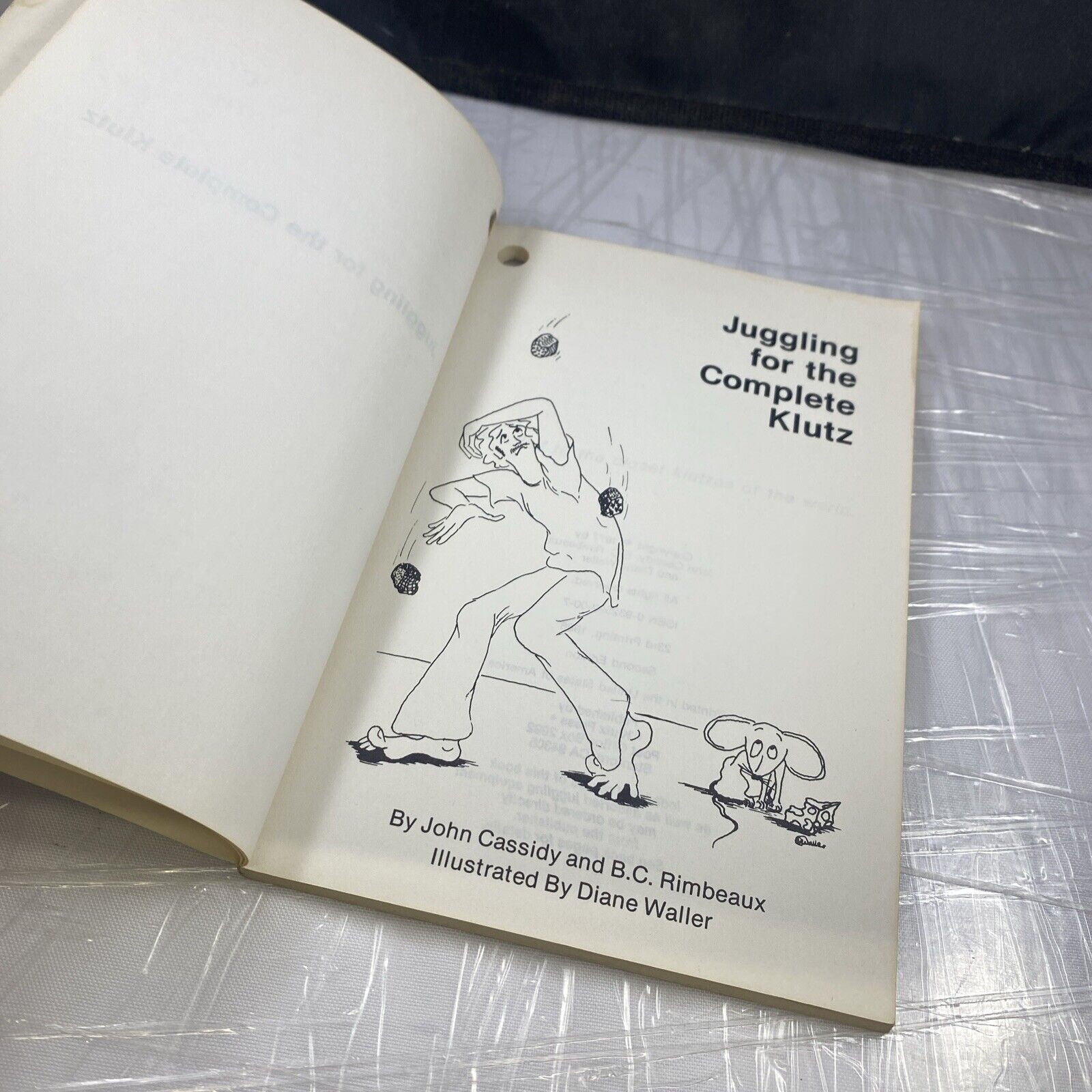 Juggling For The Complete Klutz Softcover Book No Beanbags Vintage DIY Guidebook