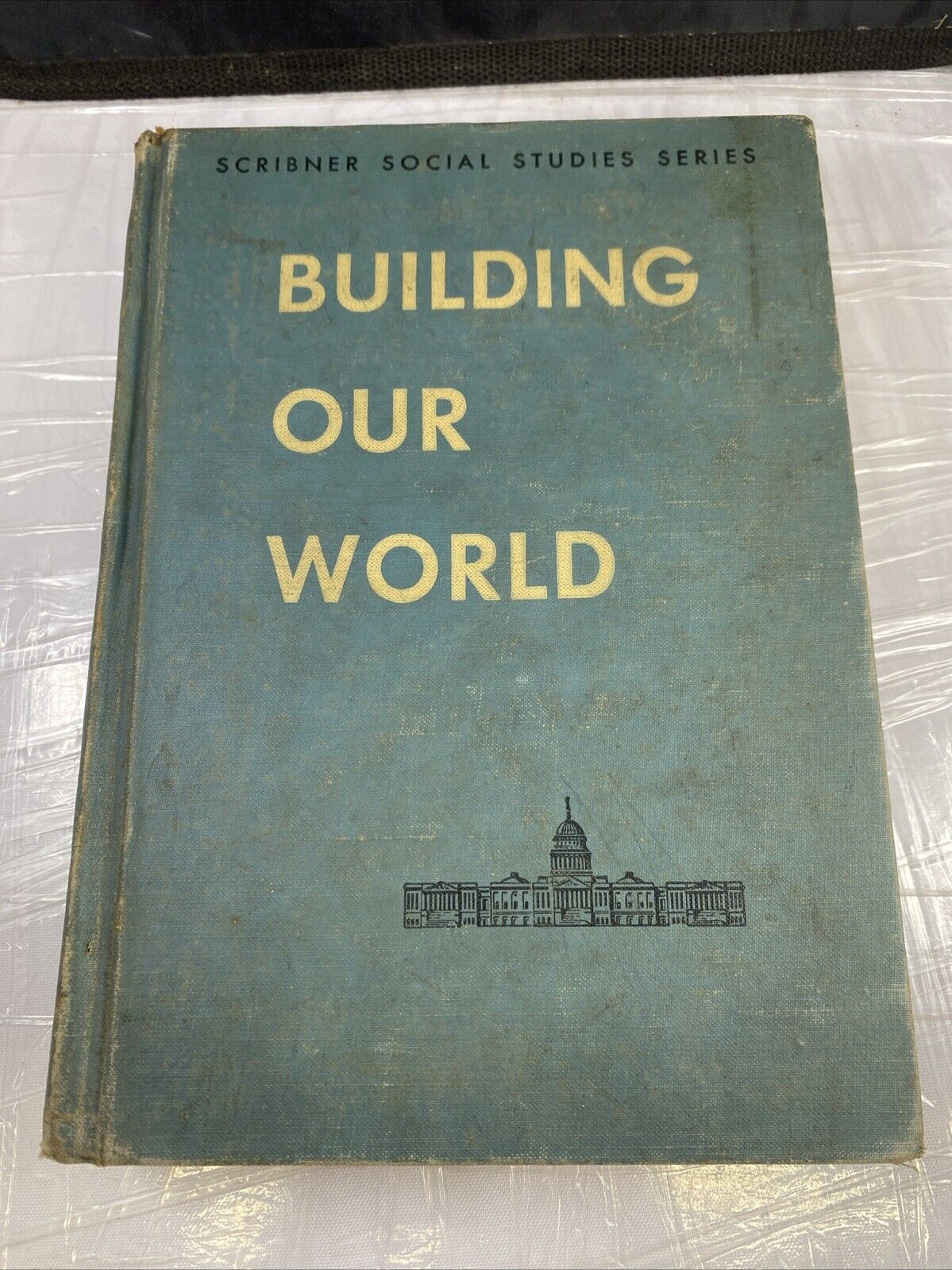 Very Rare Vintage 1940s American History Textbook Building Our World Scribner