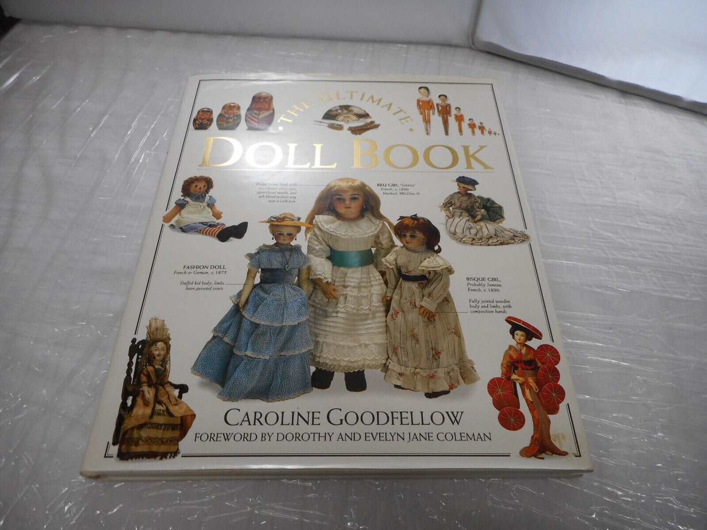 The Ultimate Doll Book by Caroline Goodfellow 1993 Hardcover History 1st PRINT