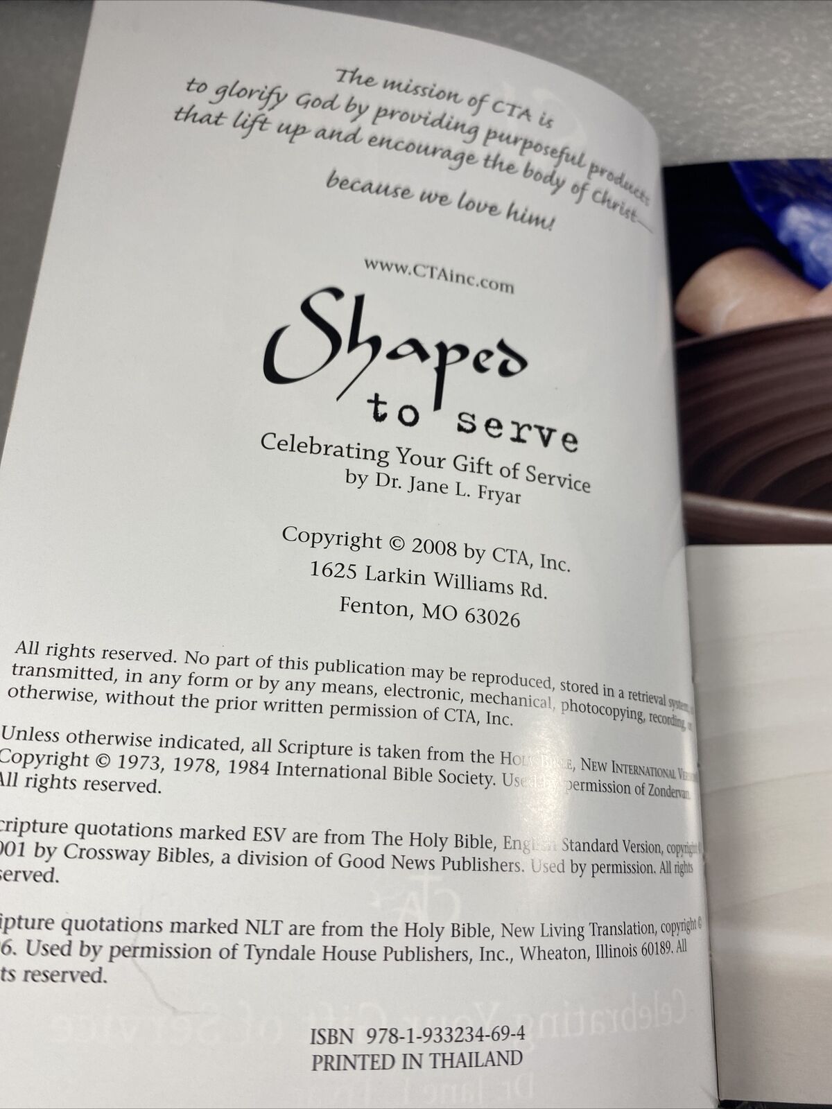 Shaped to Serve: Celebrating Your Gift of Service Art Pottery Book