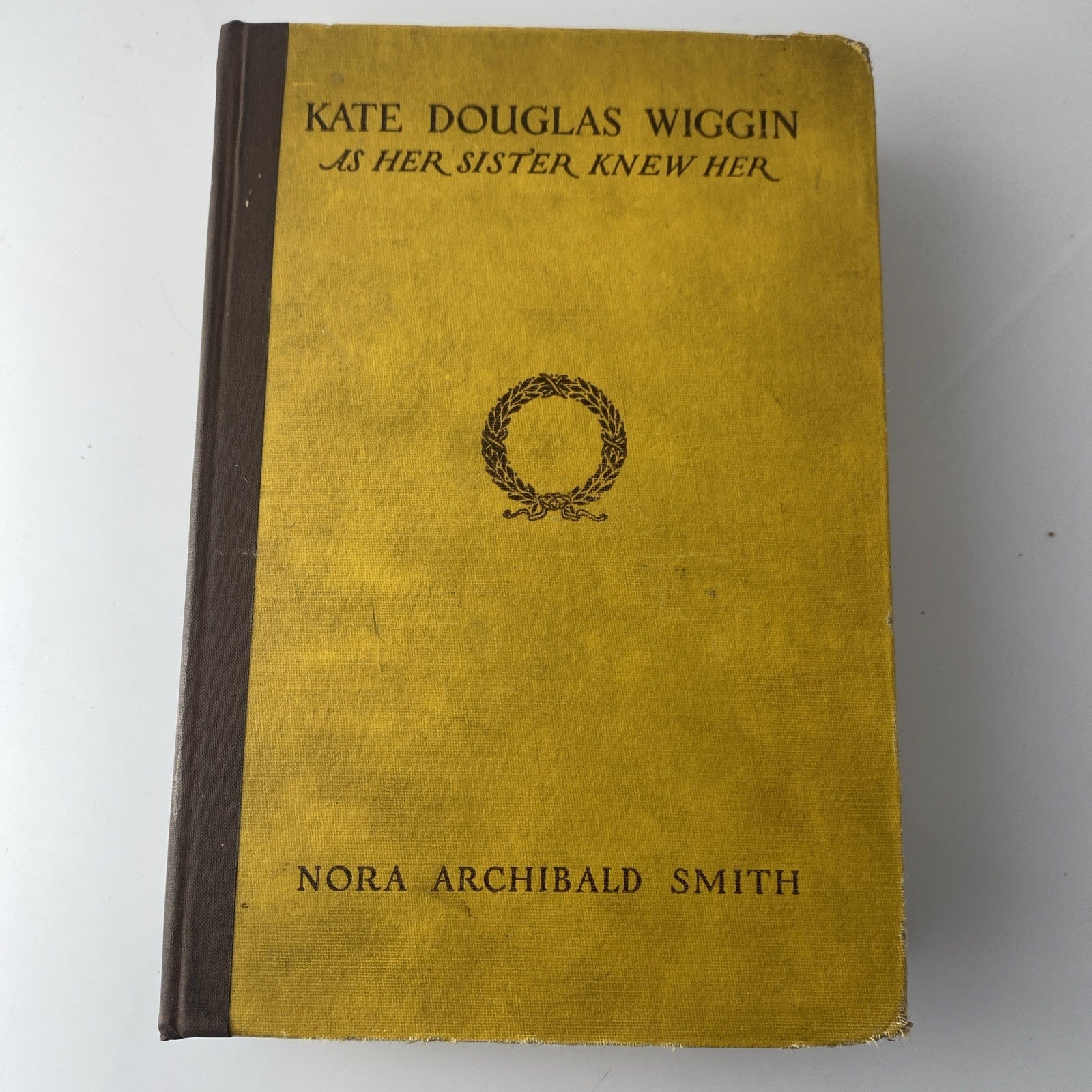  KATE DOUGLAS WIGGIN by NORA ARCHIBALD SMITH Houghton Mifflin 1925 HC