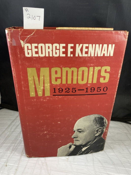Memoirs by George by George F. Kennan / 1967 Hardcover Vintage 60s History