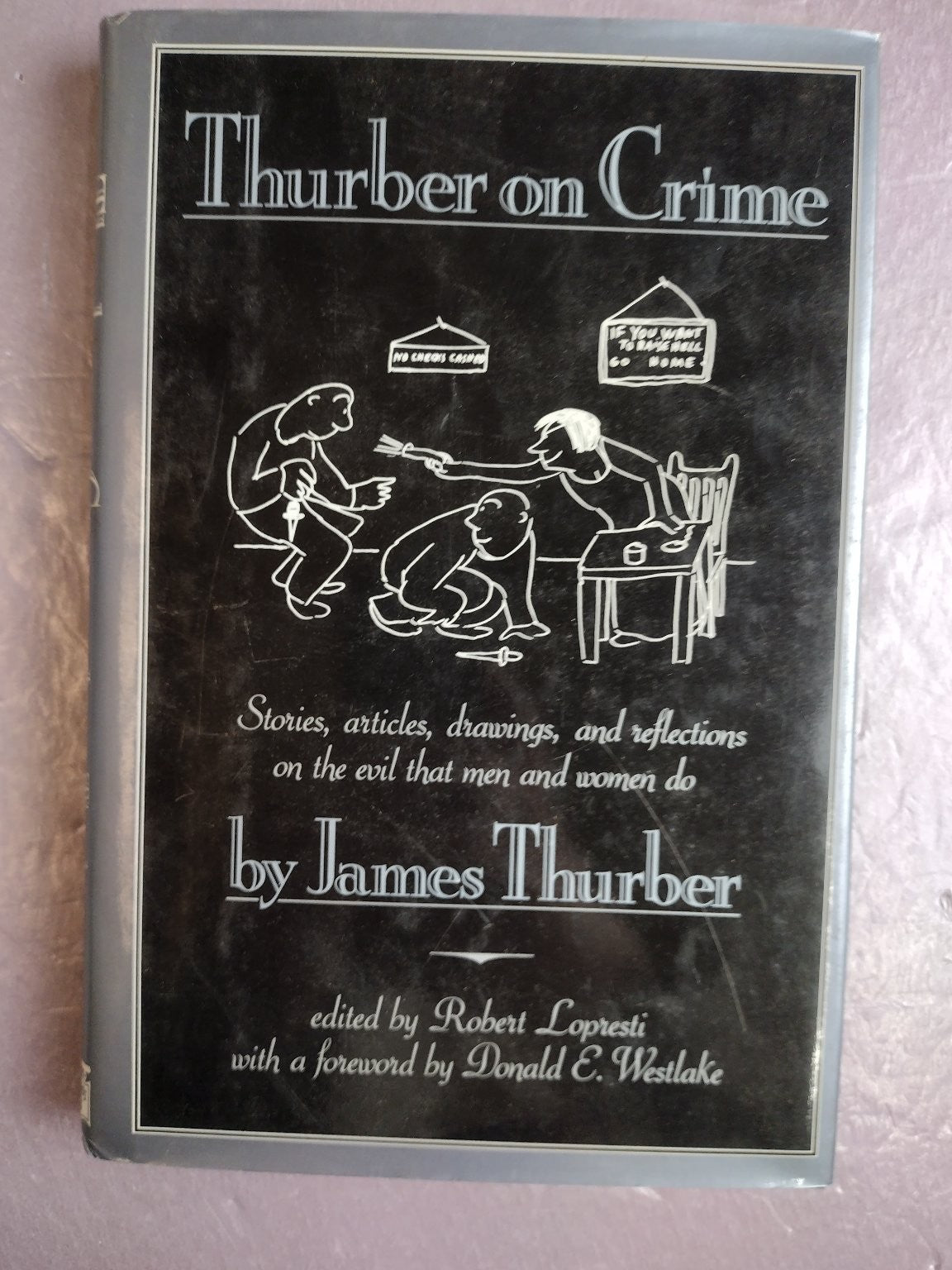Thurber on Crime James Thurber 1991 Illustrated Short Stories Mysterious Press