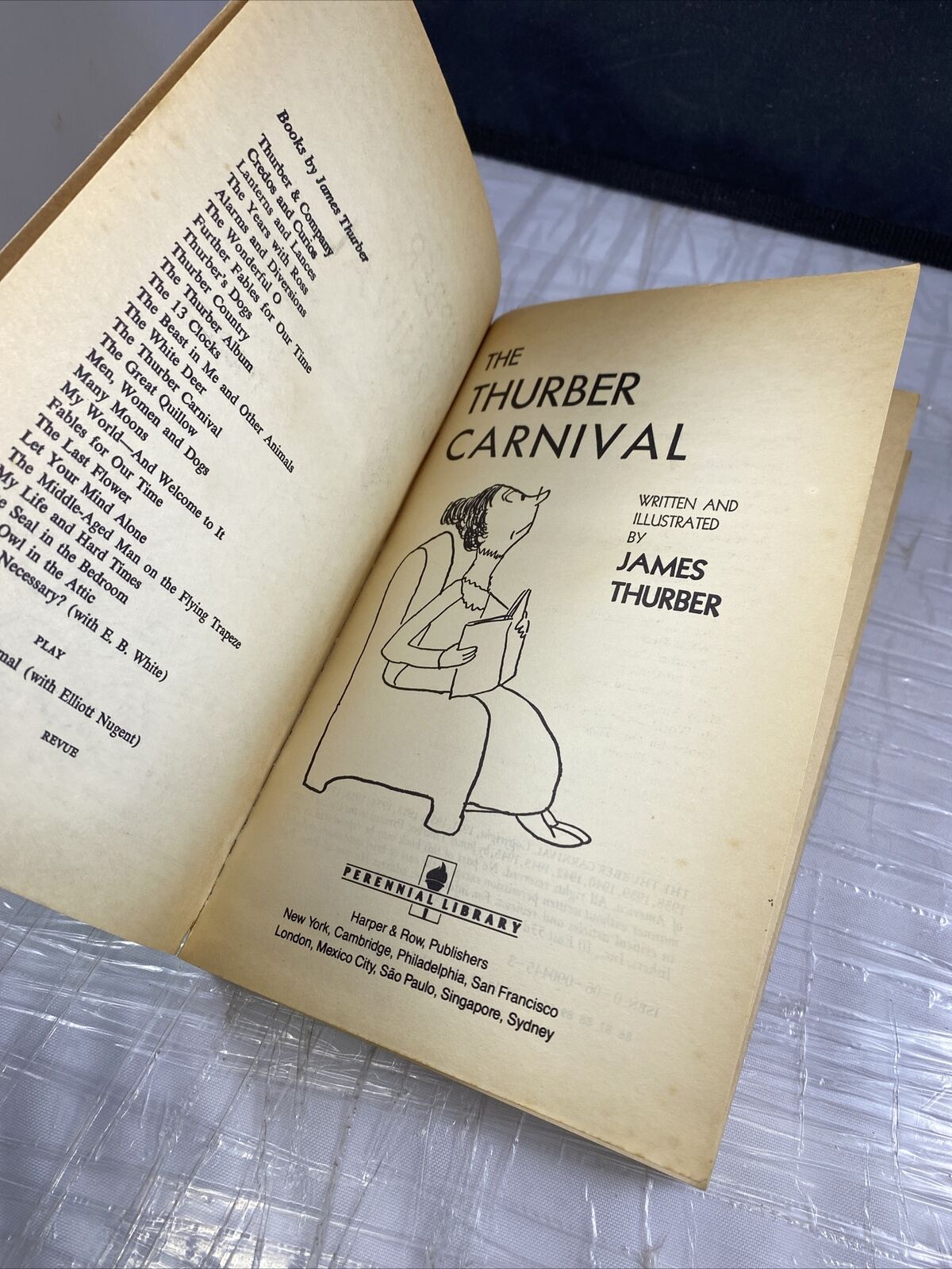 The Thurber Carnival by James Thurber 1945 1st Edition